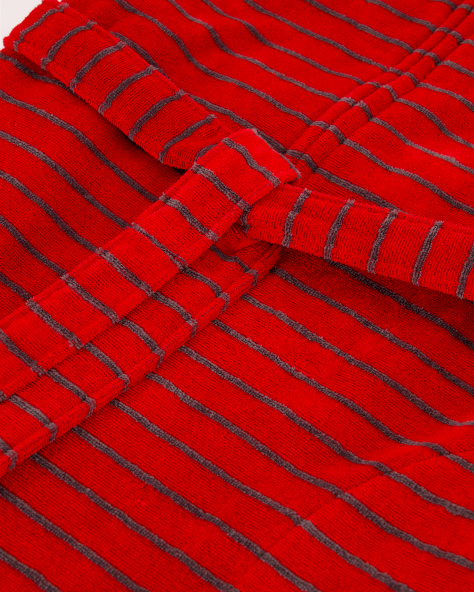 Cawö - Damen Bademantel Kapuze Reißverschluss Shades 1492 - Farbe: rot - 27 - M