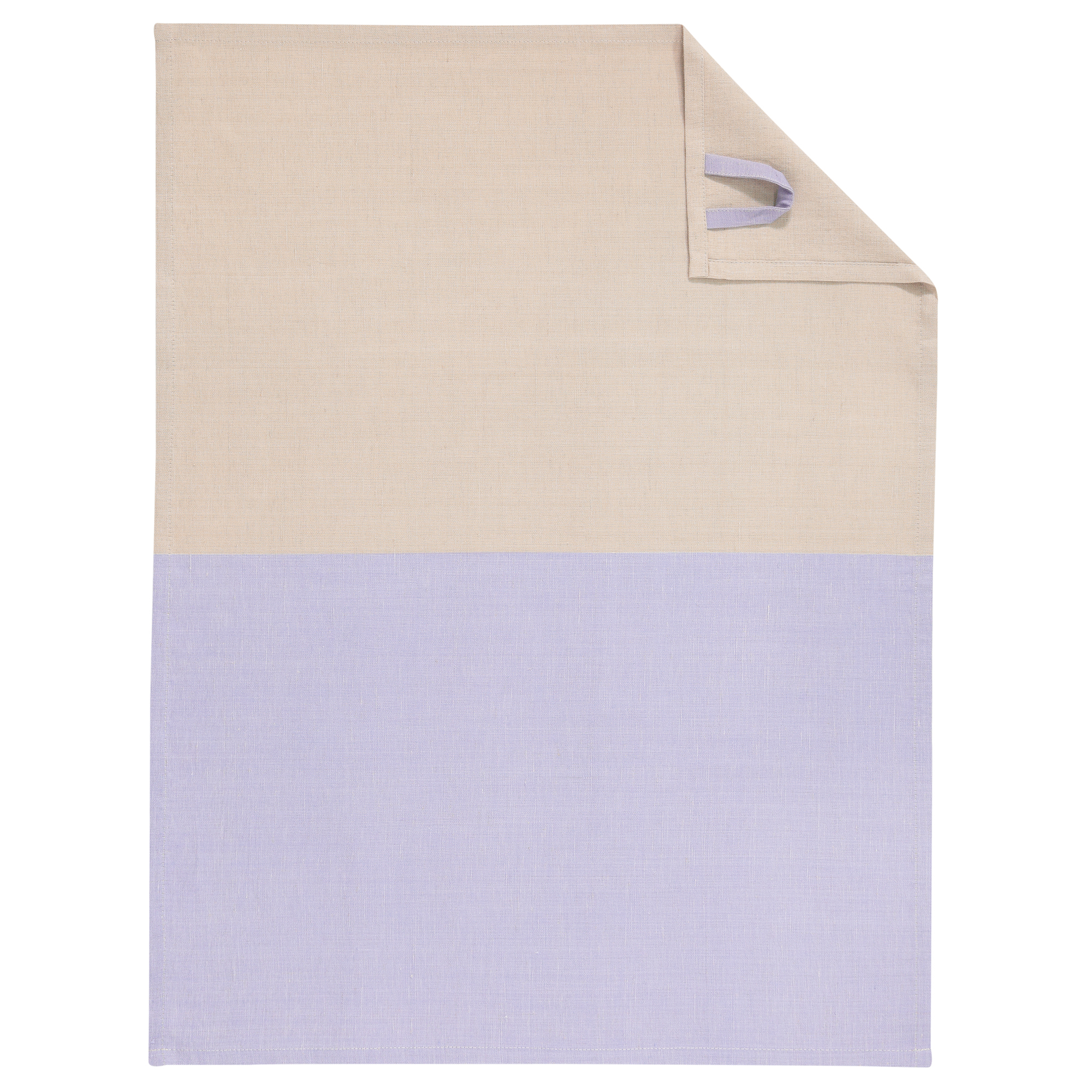 Cawö Home Geschirrtücher Cuisine Duo 535 lavendel/leinen - 83 - 50x70 cm