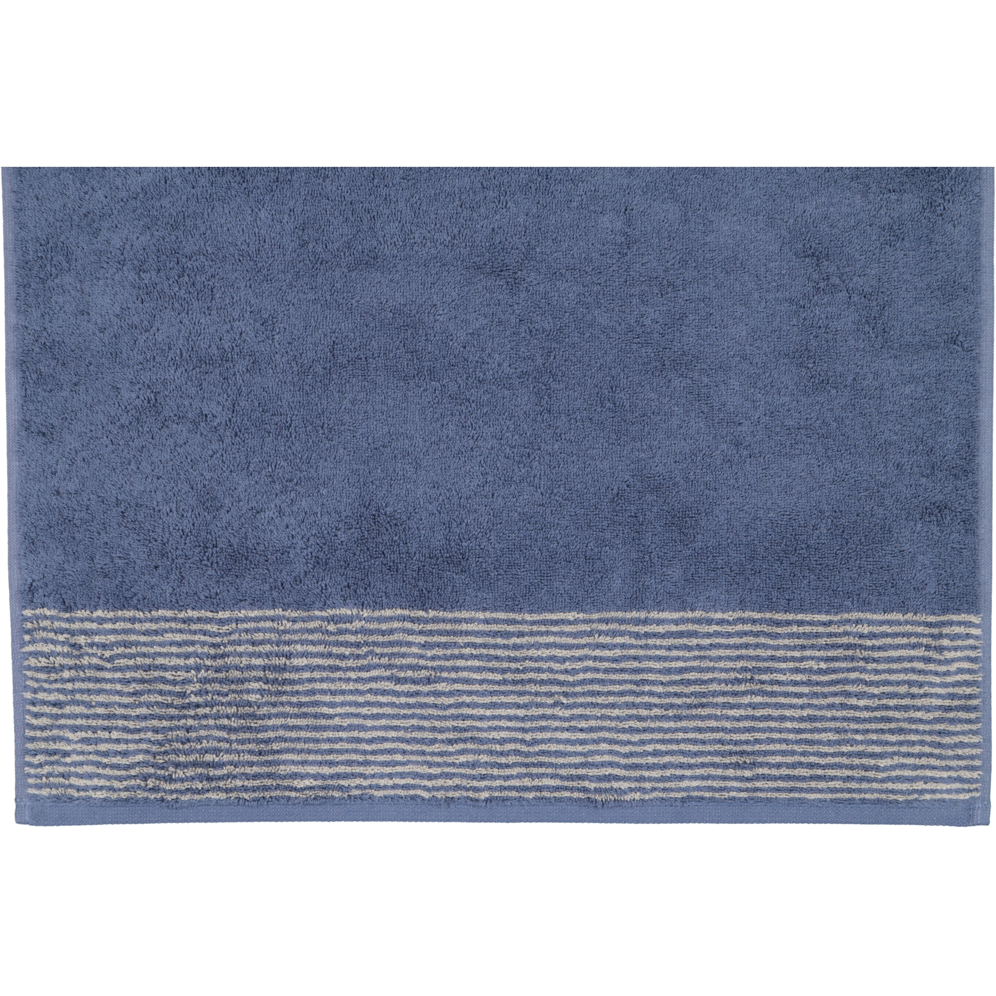 Cawö - Luxury Home Two-Tone 590 - Farbe: nachtblau - 10 - Seiflappen 30x30 cm
