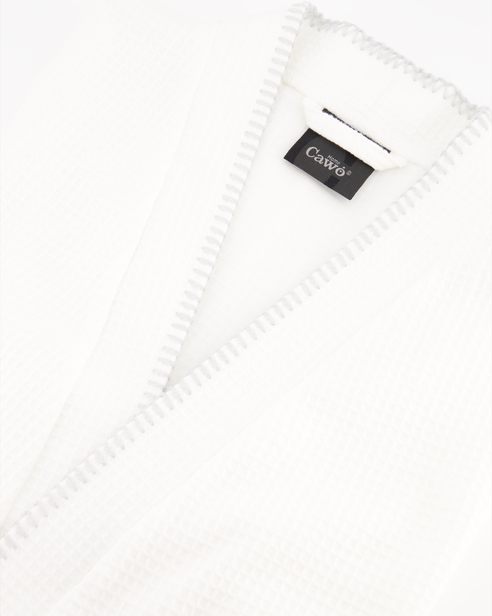 Cawö Home Bademäntel Damen Kimono Pique 812 weiß - 67