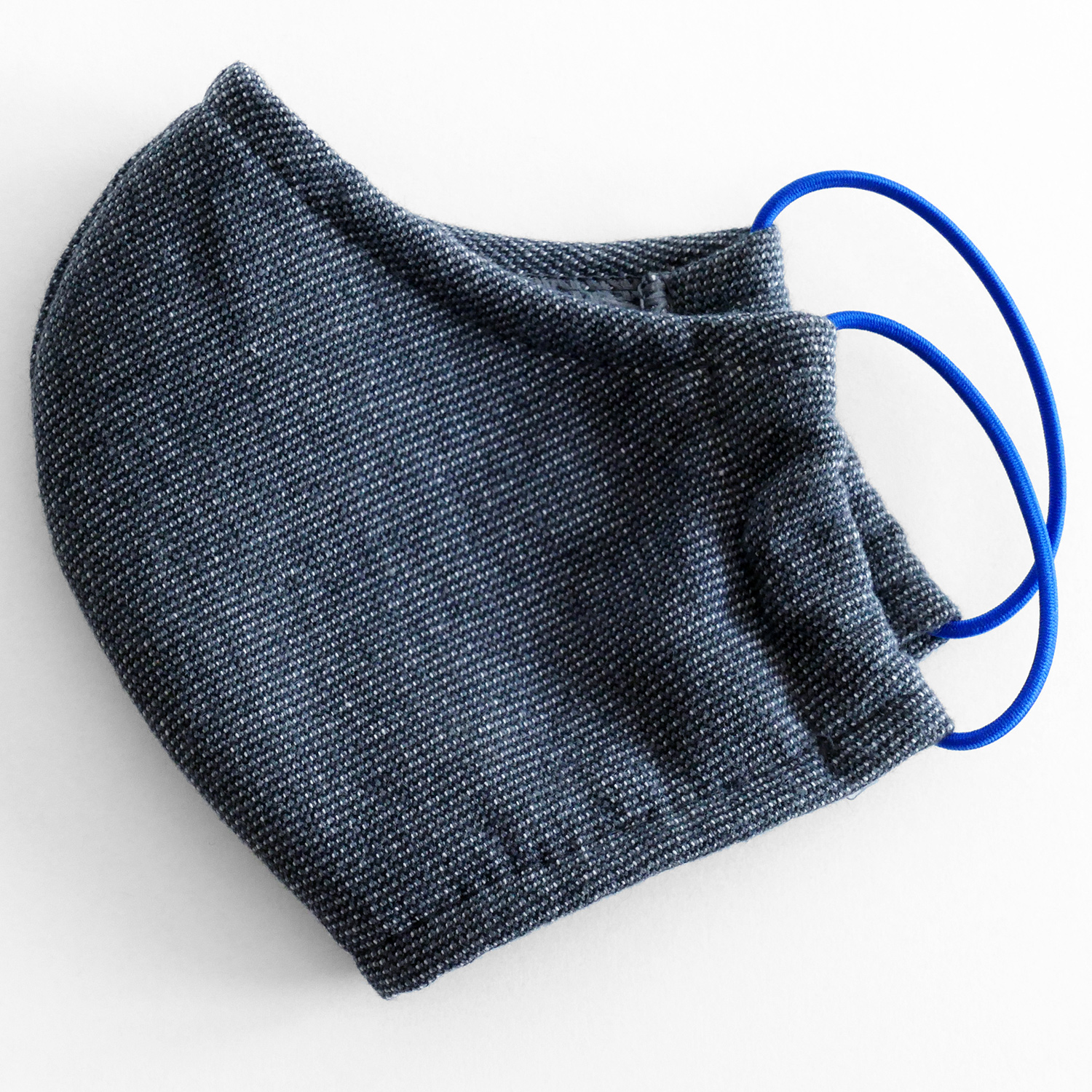 Cawö Mund- und Nasenmaske 9903 - 2er Pack - Farbe: dunkelgrau - 99 (Gummikordel farblich sortiert)