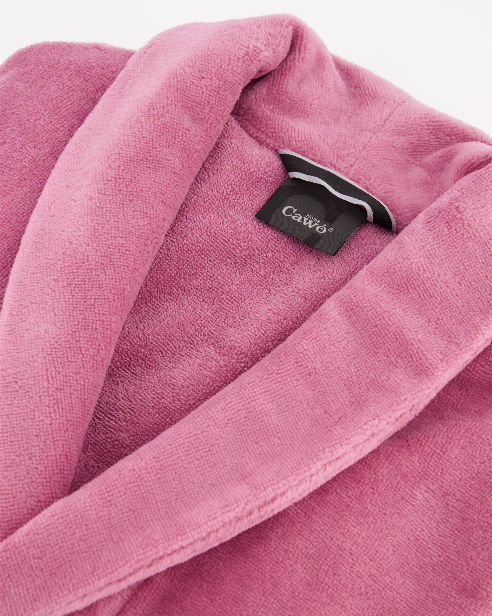 Cawö Home Damen Bademantel Schalkragen 836 - Farbe: blush - 22 - M