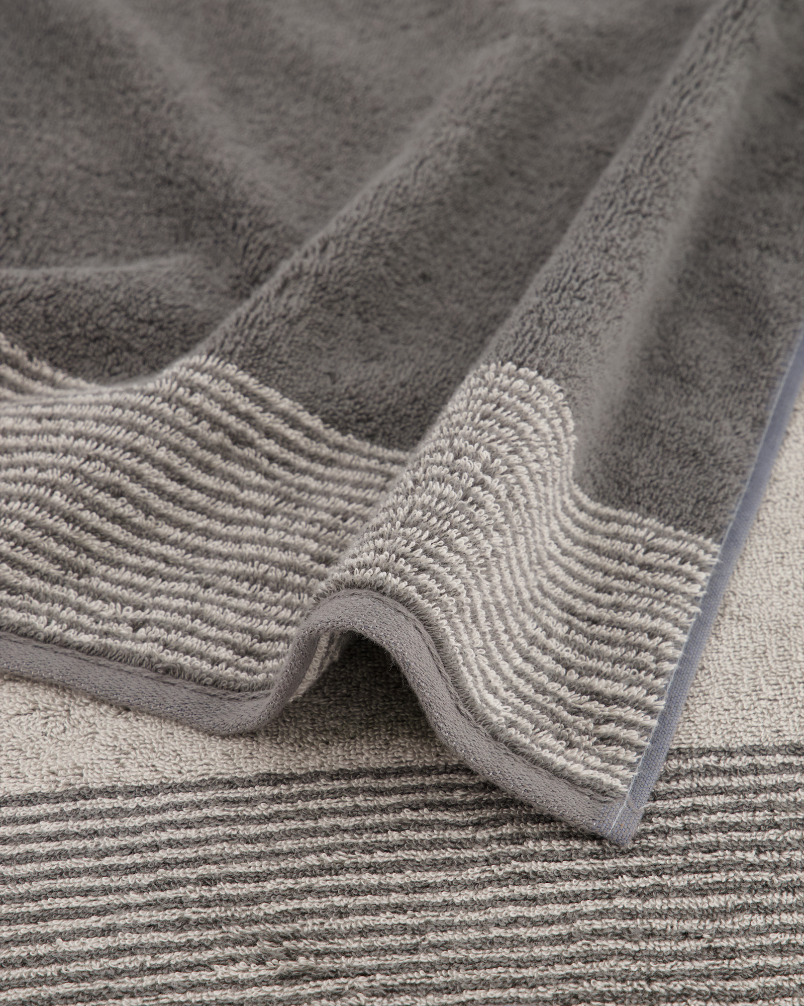 Cawö Handtücher Luxury Home Two-Tone 590 schiefer - 77
