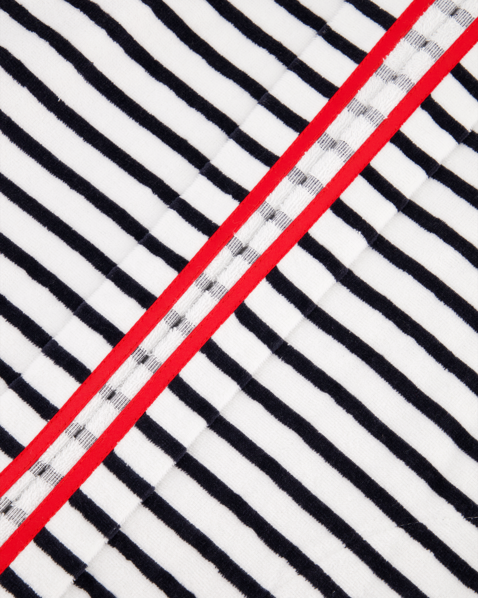 Cawö - Damen Bademantel Kapuze 1243 - Farbe: schwarz-weiß - 96 - M