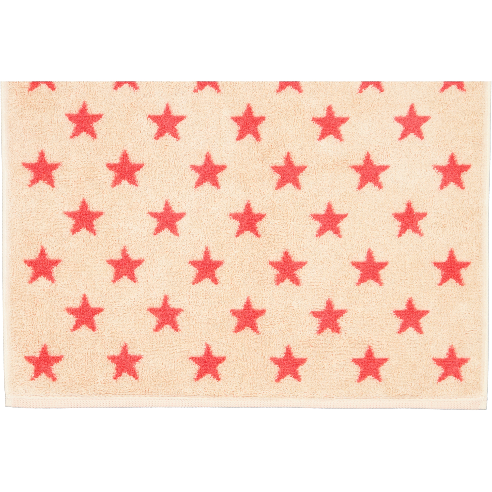 Cawö Handtücher NEW STARS Sterne klein 6261 beige/pink - 32