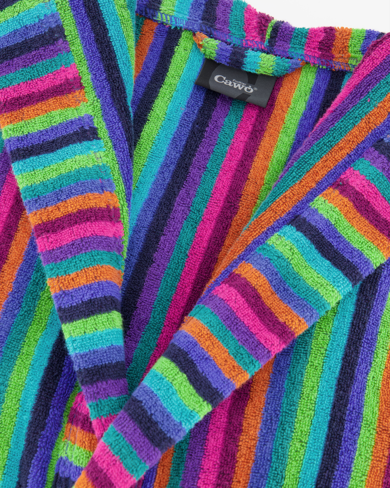 Cawö Bademäntel Damen Kurzmantel mit Kapuze 7049 multicolor - 84
