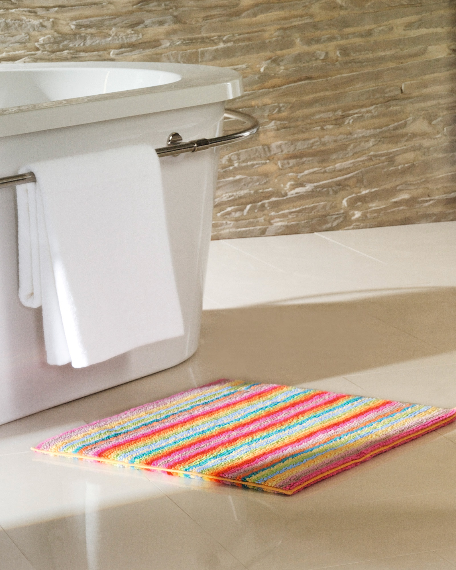 Cawö Home Badteppiche Lifestyle Streifen 7008 multicolor - 25