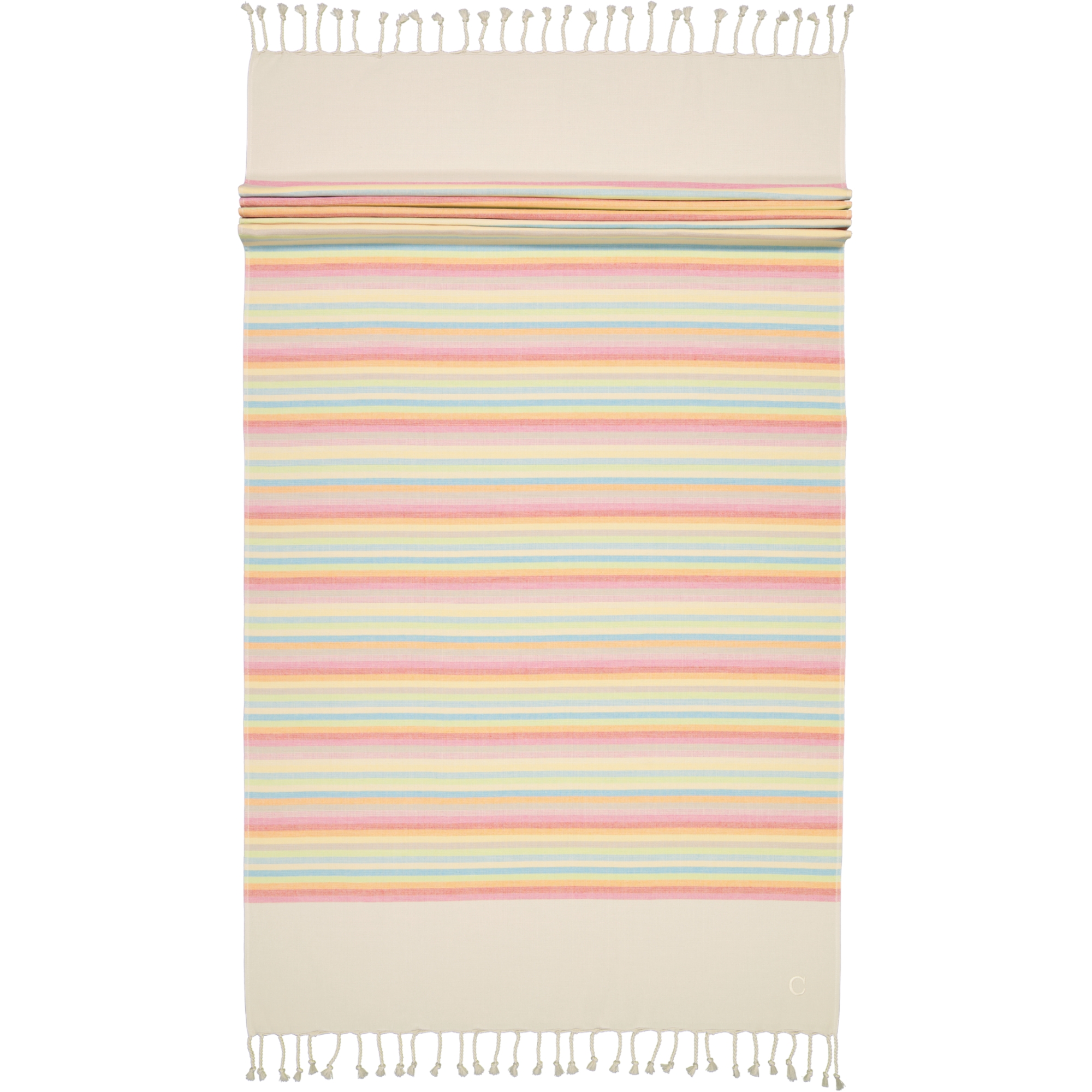 Cawö Hamamtücher Lifestyle Streifen 5506 multicolor - 25 - 90x180 cm
