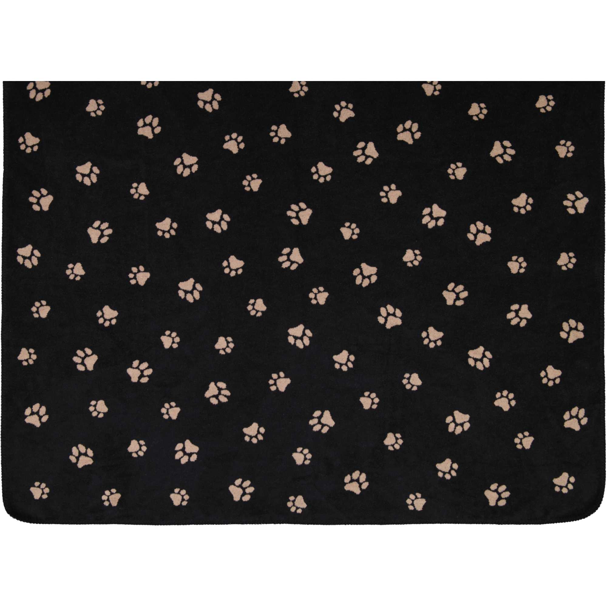 Cawö Wohndecken WE LOVE DOGS 62470 schwarz/beige - 93 - 150x200 cm