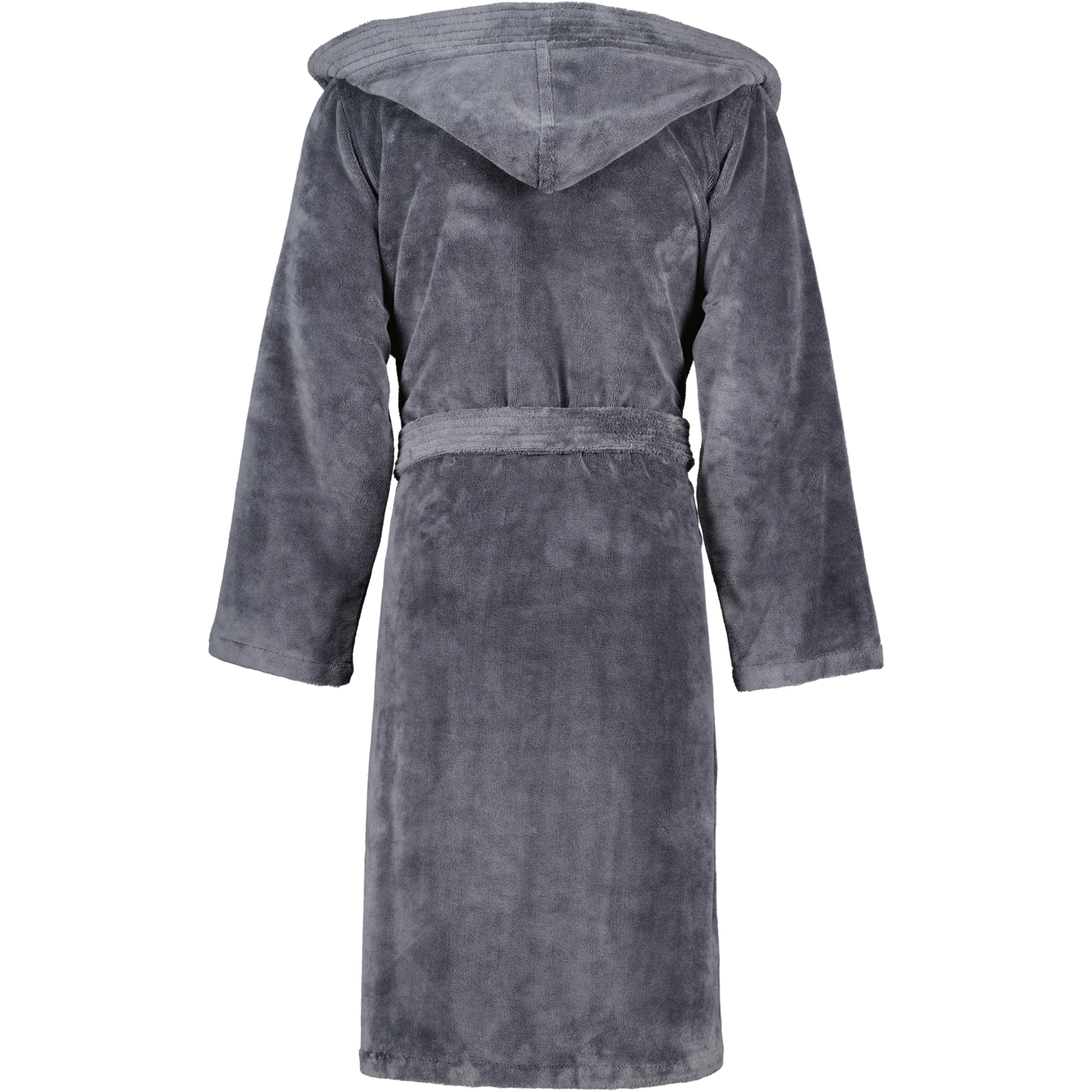 Cawö Home Herren Bademantel Kapuze 801 - Farbe: anthrazit - 71 - L