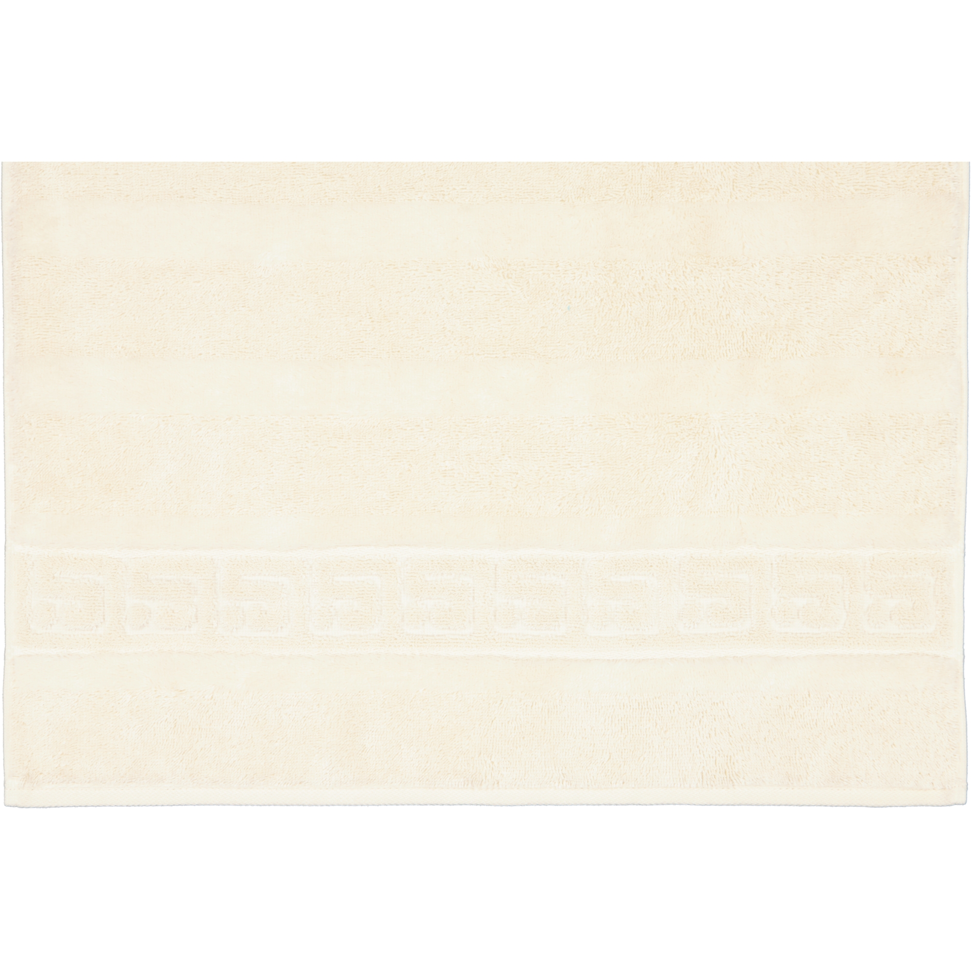 Cawö - Noblesse Uni 1001 - Farbe: 351 - natur - Seiflappen 30x30 cm