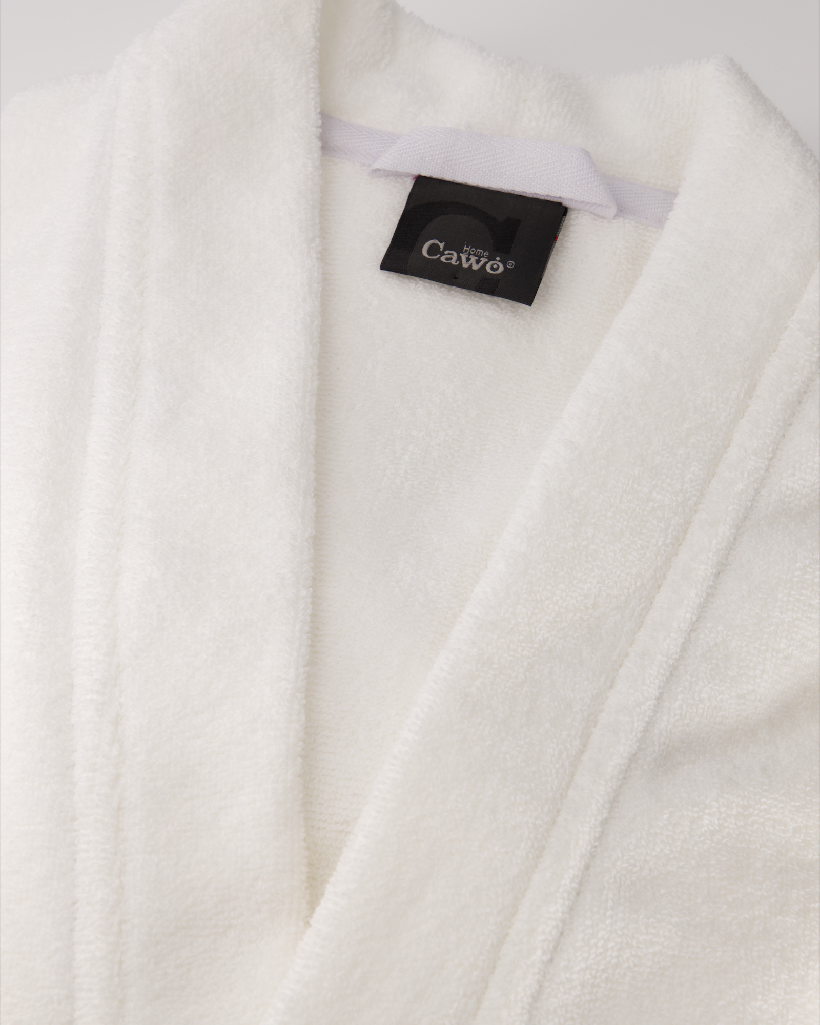 Cawö Home Bademäntel Damen Kimono Luxury Basics Kimono 826 weiß - 67
