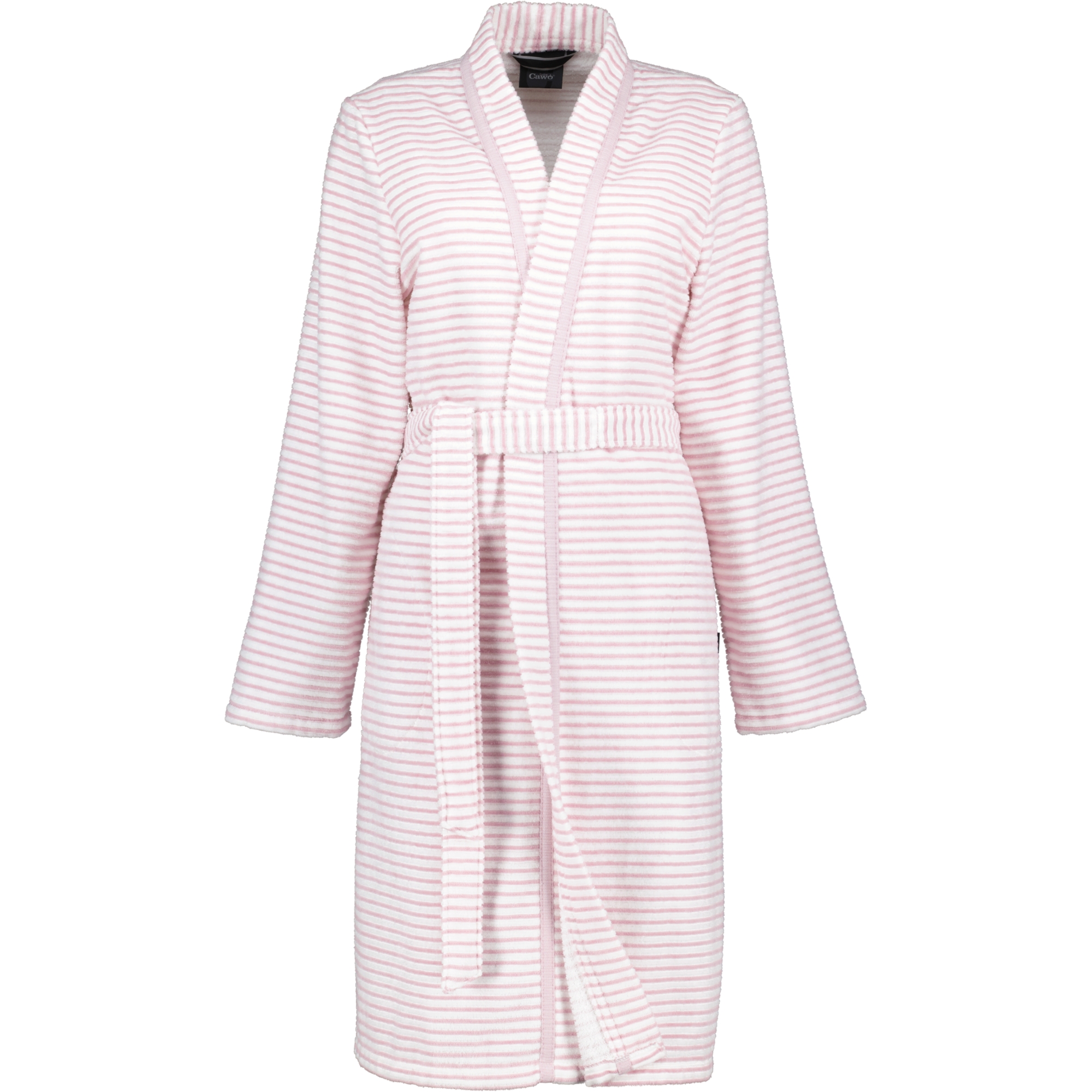 Cawö - Damen Bademantel Kurz Kimono 1214 - Farbe: malve - 22 - M