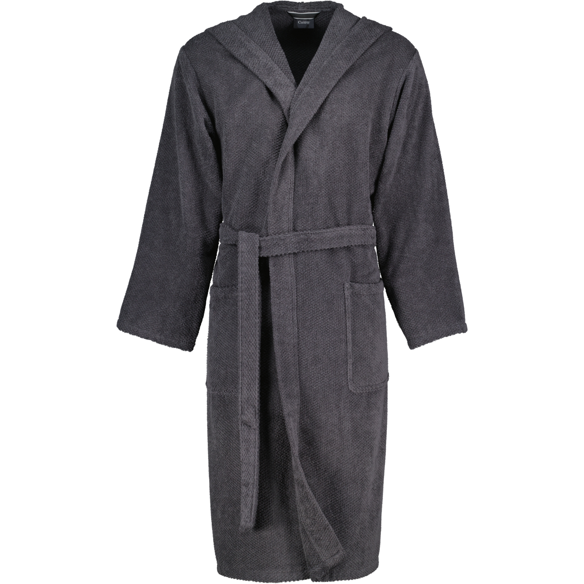 Cawö Bademäntel Herren Kapuze Pure 5623 basalt - 740