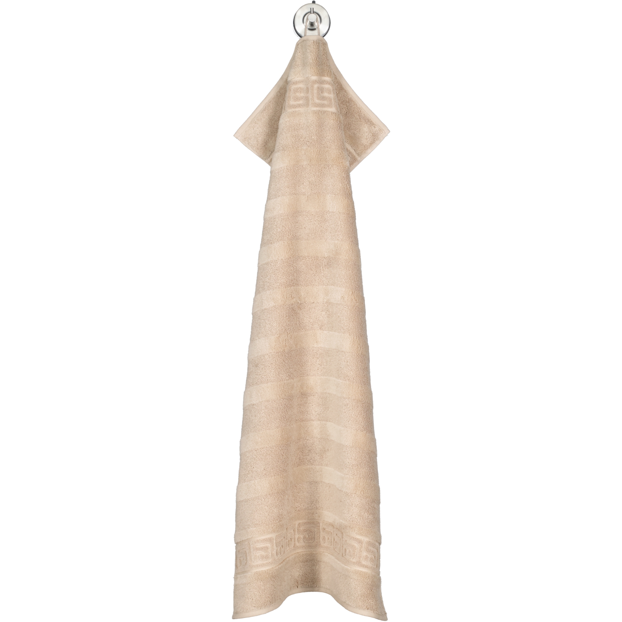 Cawö - Noblesse Uni 1001 - Farbe: 375 - sand - Handtuch 50x100 cm