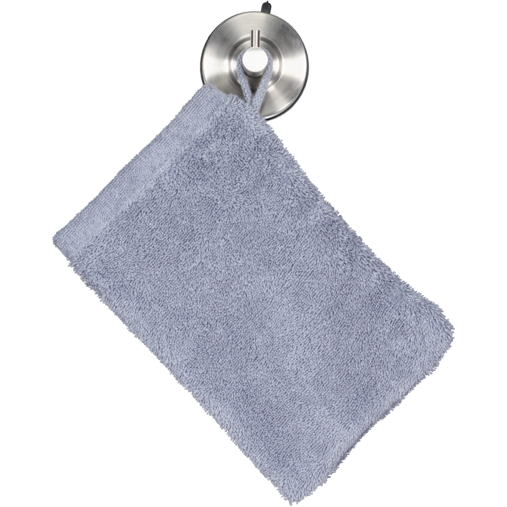 Cawö Handtücher Life Style Uni 7007 nordic blue - 187 - Waschhandschuh 16x22 cm
