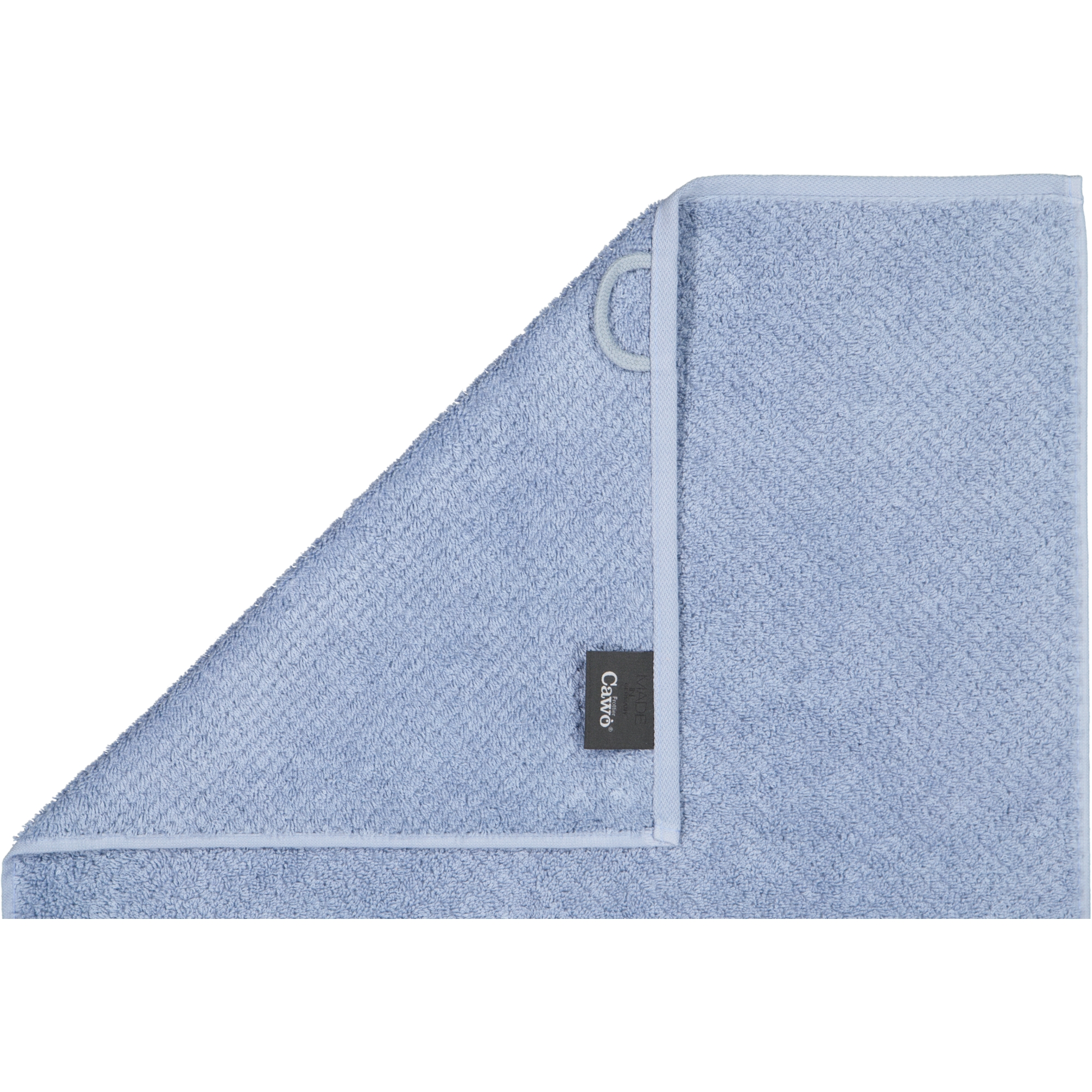 Cawö Handtücher Pure 6500 - Farbe: sea - 123 - Seiflappen 30x30 cm