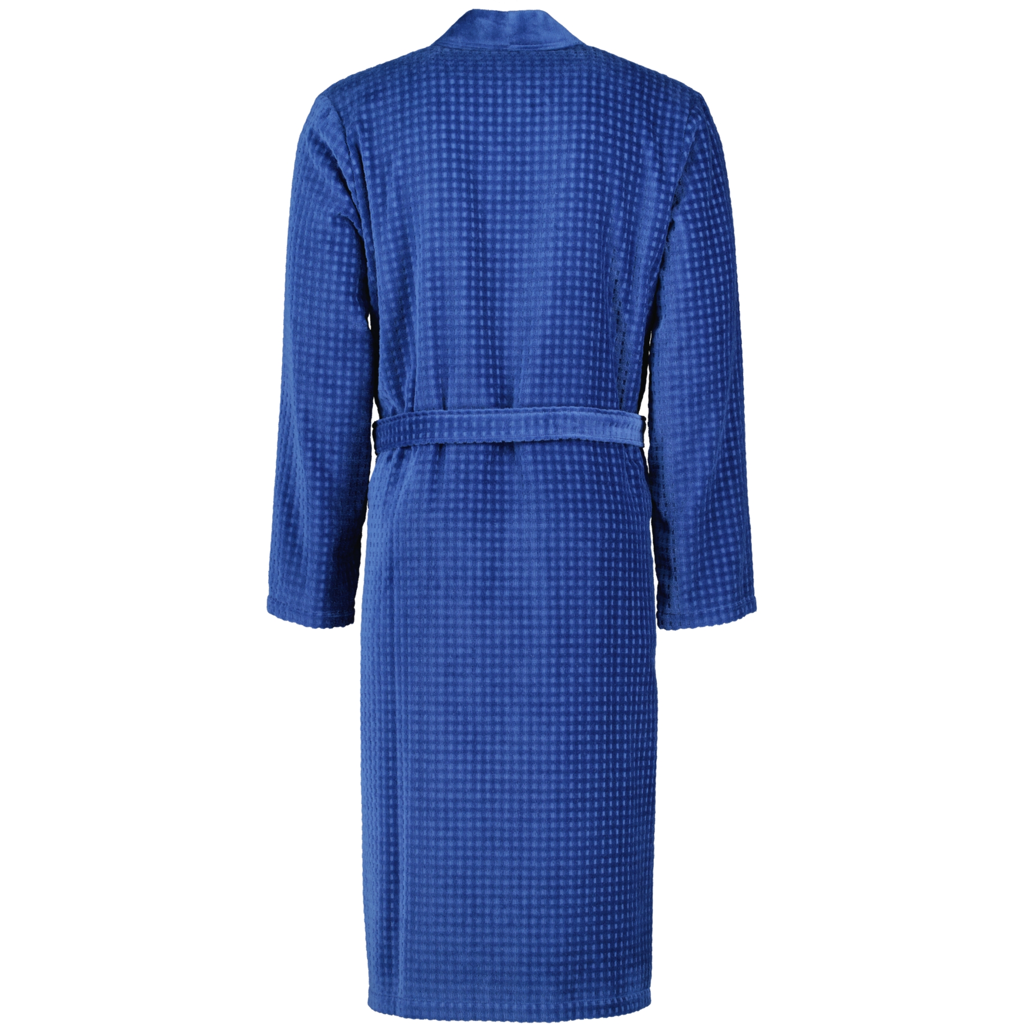 Cawö Herren Bademantel Kimono 3714 - Farbe: saphir - 166 - L