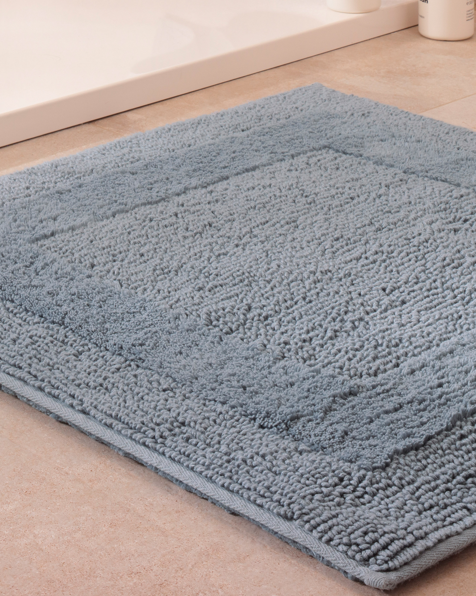 Cawö Home Badteppiche Luxus Badteppich 1000 nordic blue - 187 - 60x60 cm