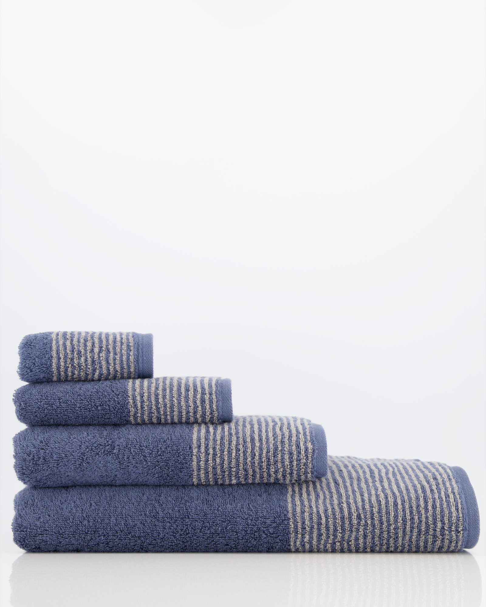 Cawö - Luxury Home Two-Tone 590 - Farbe: nachtblau - 10 - Seiflappen 30x30 cm