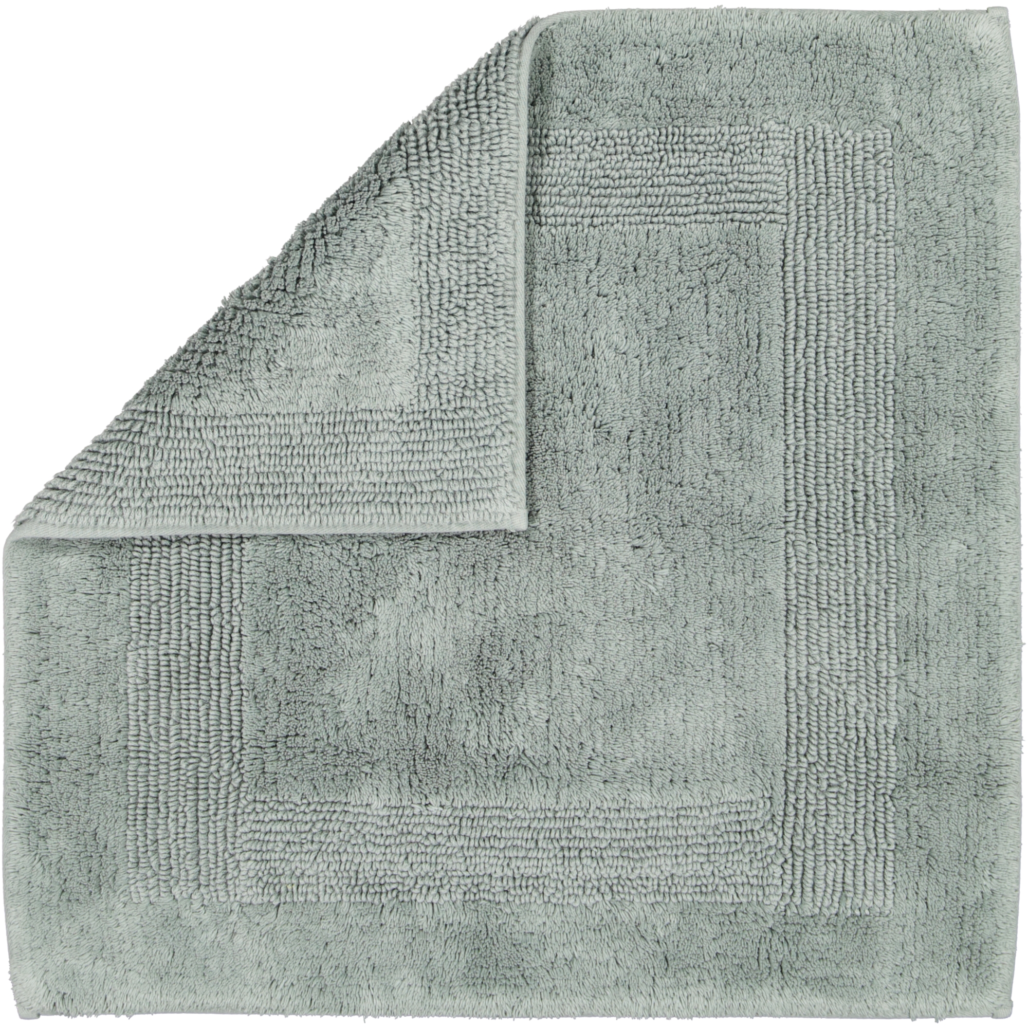 Cawö Home Badteppiche Luxus Badteppich 1000 nordic green - 470 - 60x60 cm