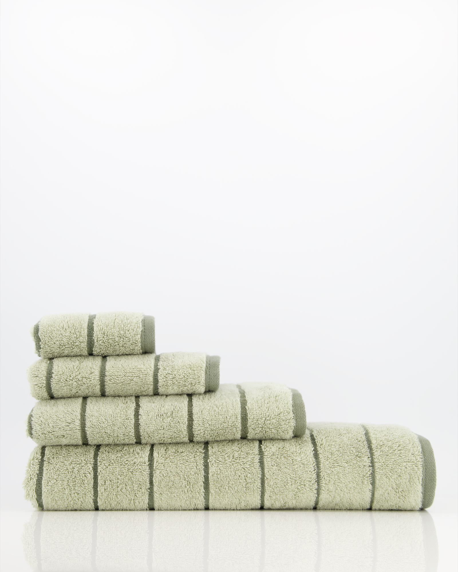 Cawö Handtücher Balance Doubleface 6232 wasabi - 44 - Waschhandschuh 16x22 cm