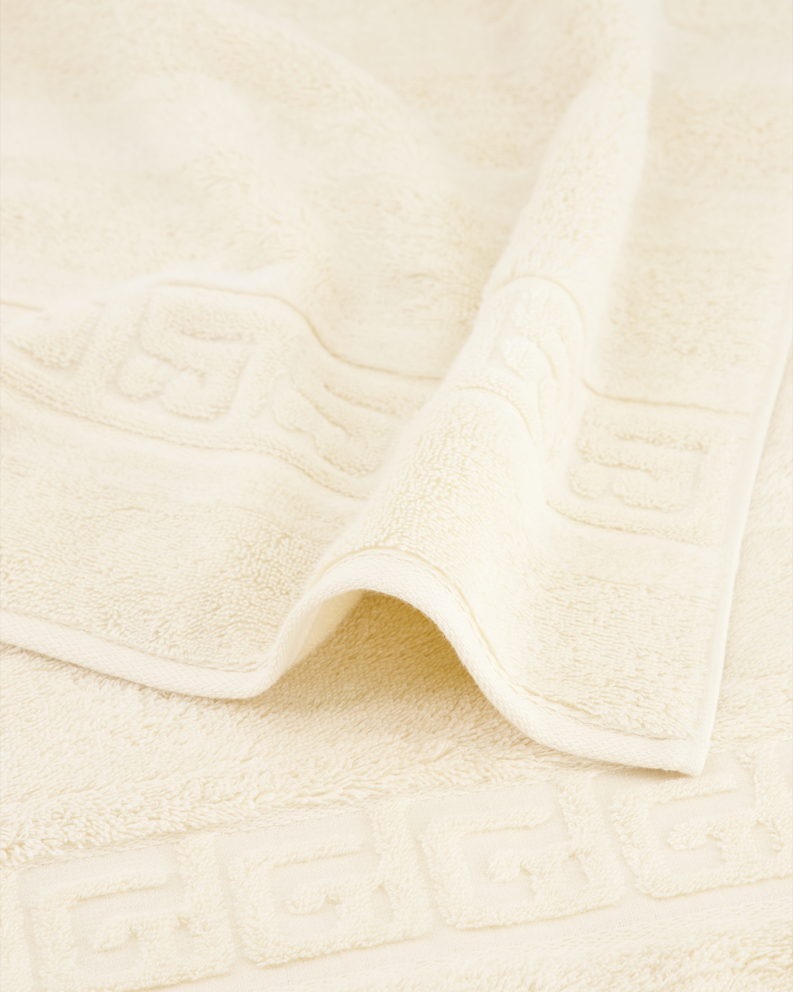 Cawö - Noblesse Uni 1001 - Farbe: 351 - natur - Seiflappen 30x30 cm
