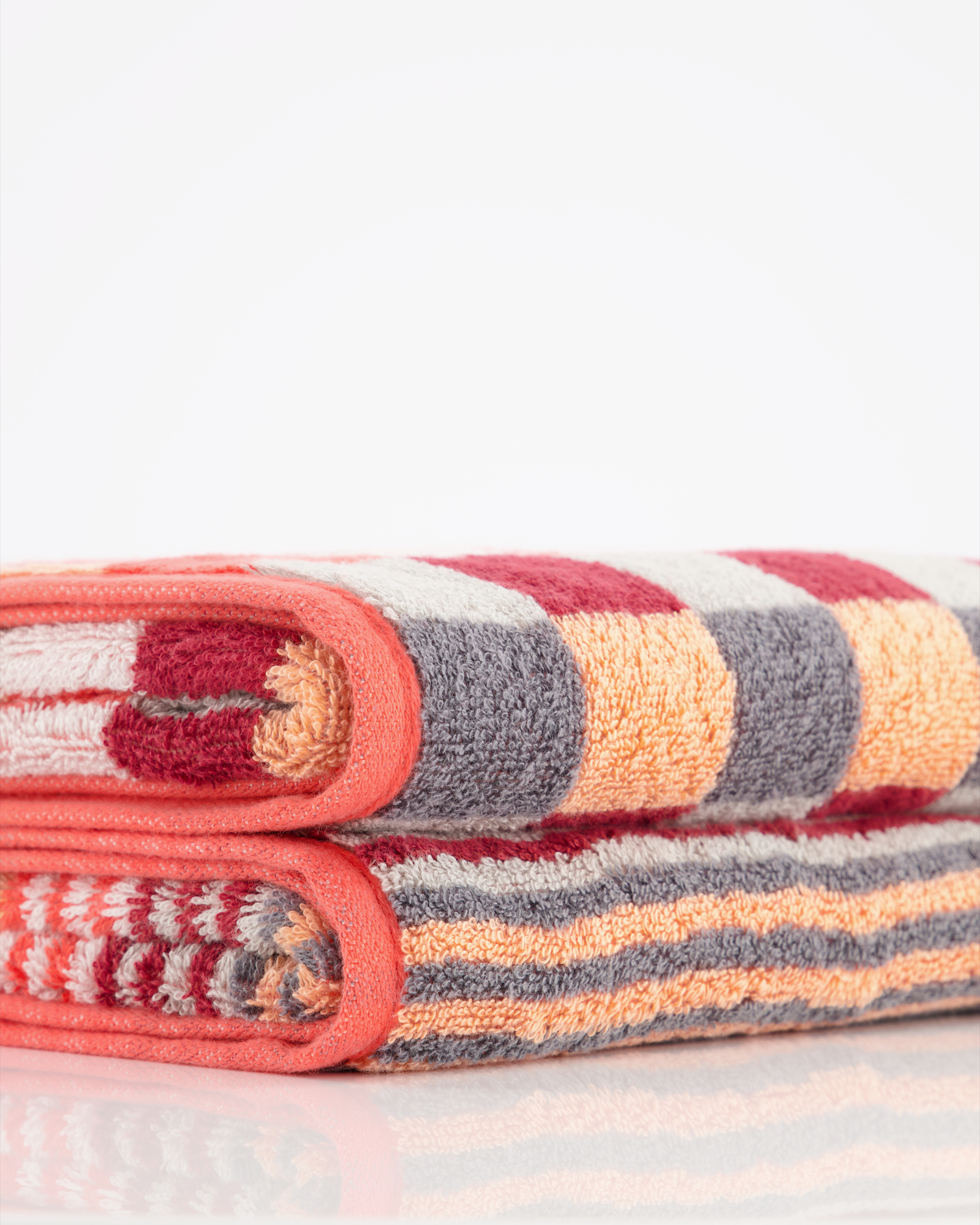 Cawö - Unique Karo 942 - Farbe: koralle - 22 - Handtuch 50x100 cm