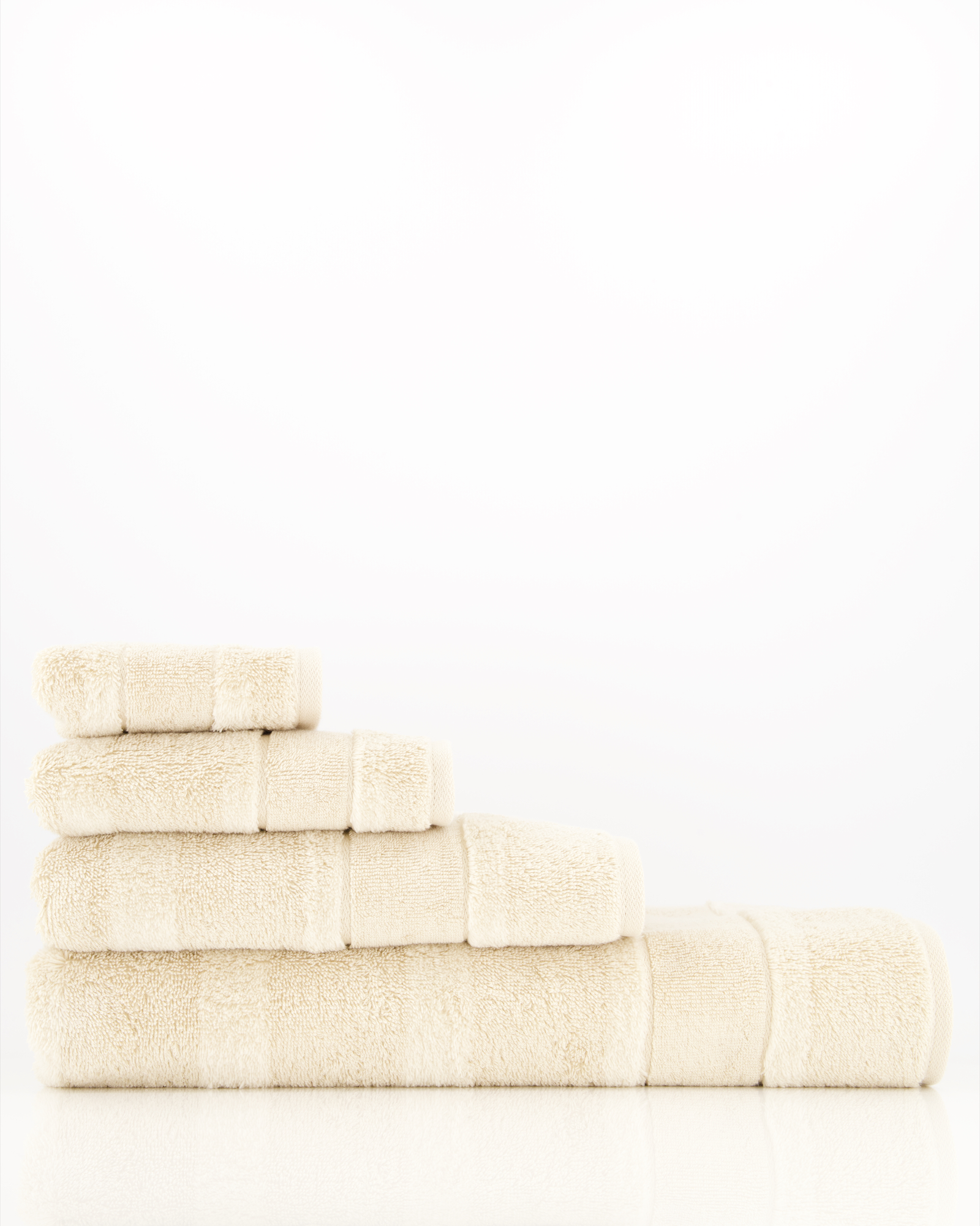 Cawö Handtücher Noblesse2 Uni 1002 beige - 370 - Handtuch 50x100 cm