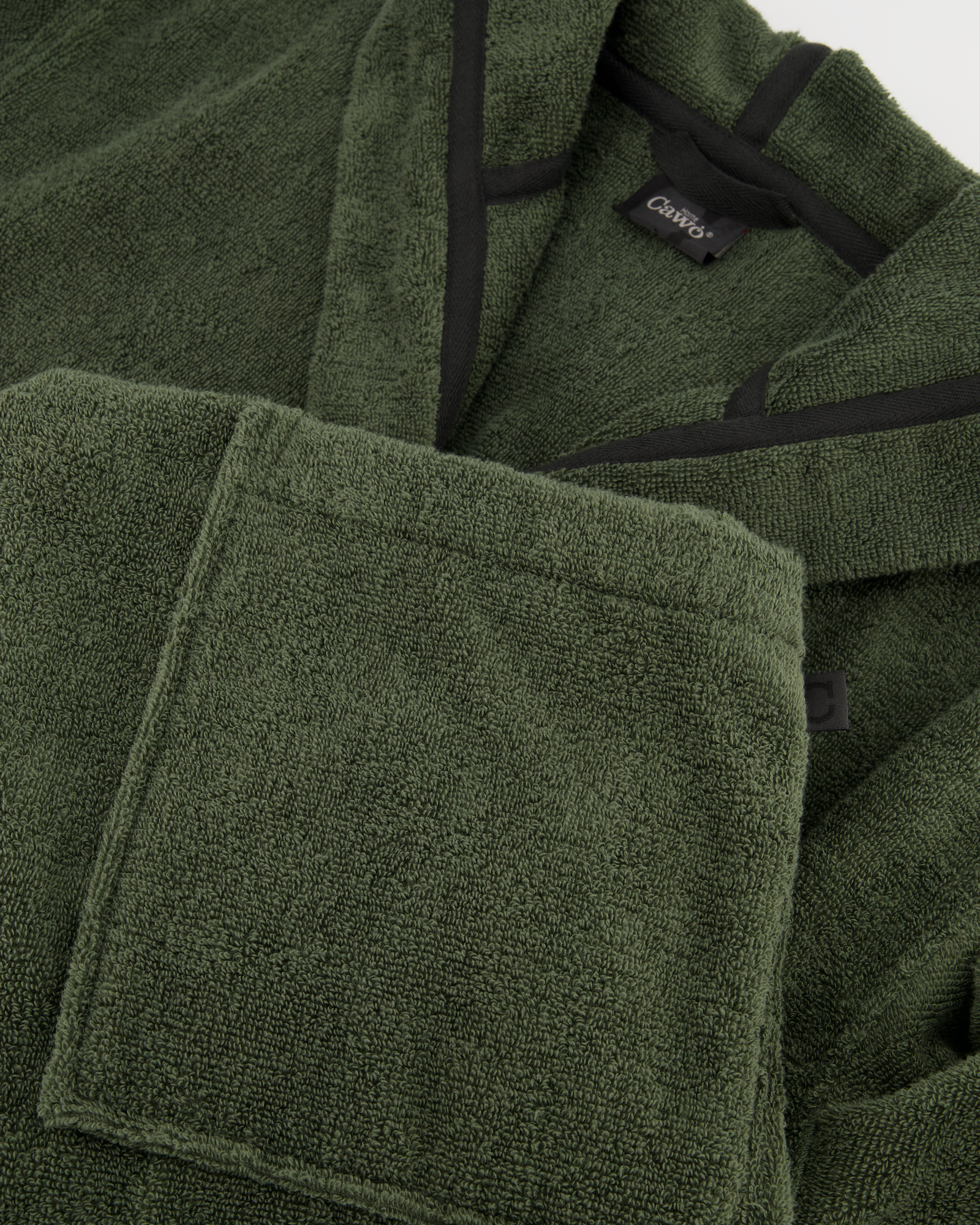 Cawö Home Bademäntel Herren Kapuze Uni 829 field - 47 - L