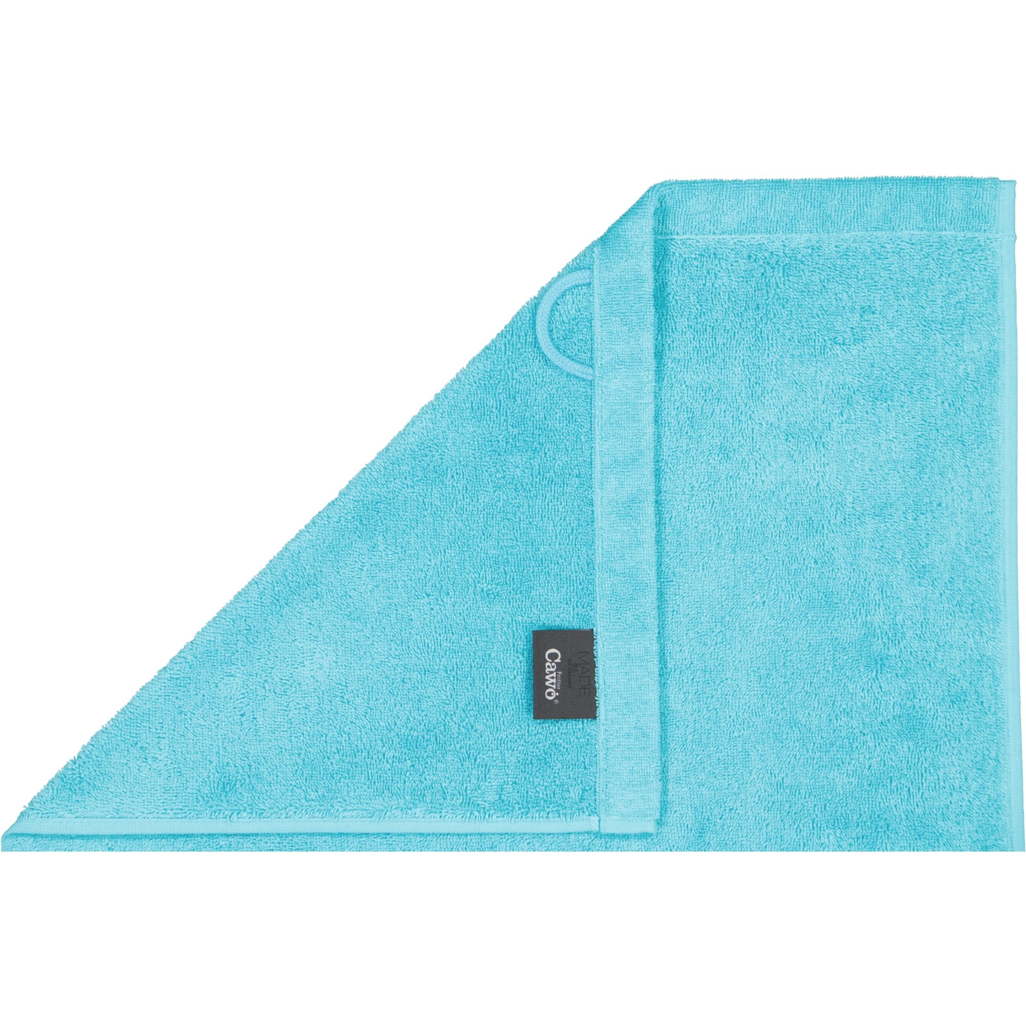 Cawö Handtücher Life Style Uni 7007 türkis - 430 - Gästetuch 30x50 cm