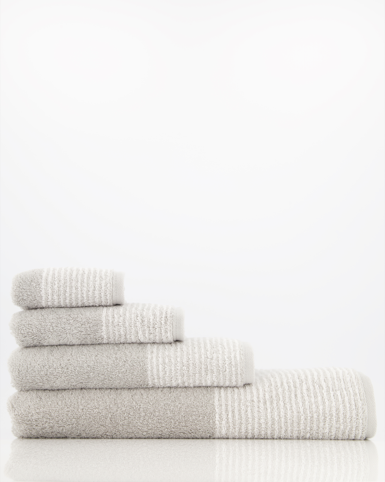 Cawö - Luxury Home Two-Tone 590 - Farbe: platin - 76 - Waschhandschuh 16x22 cm