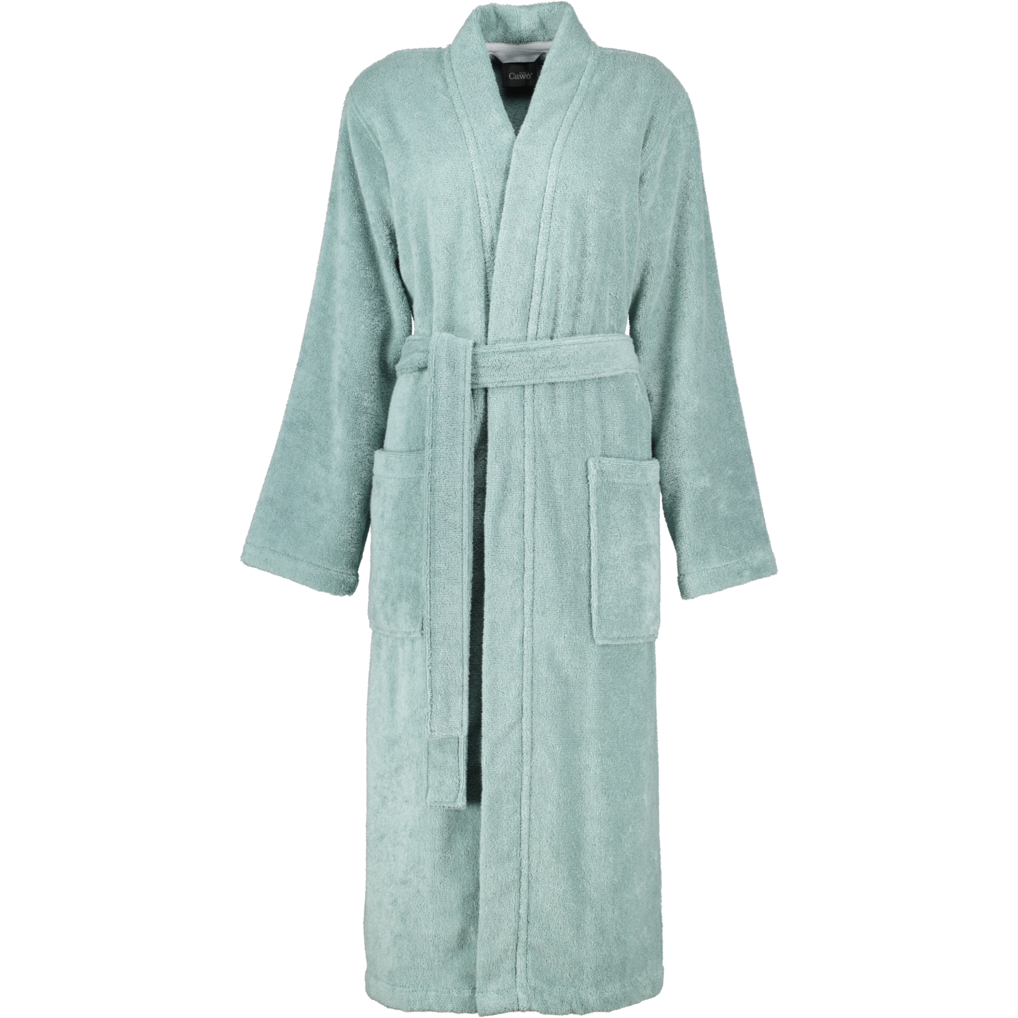 Cawö Home Bademäntel Damen Kimono Luxury Basics Kimono 826 fjord - 47