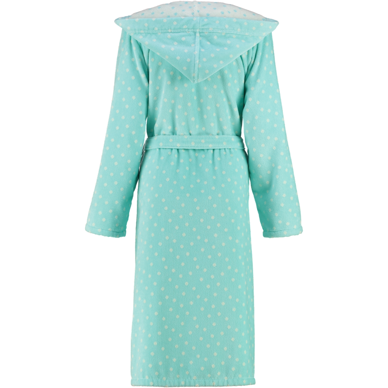 Cawö - Damen Bademantel Kapuze 5496 - Farbe: mint - 43 - XL