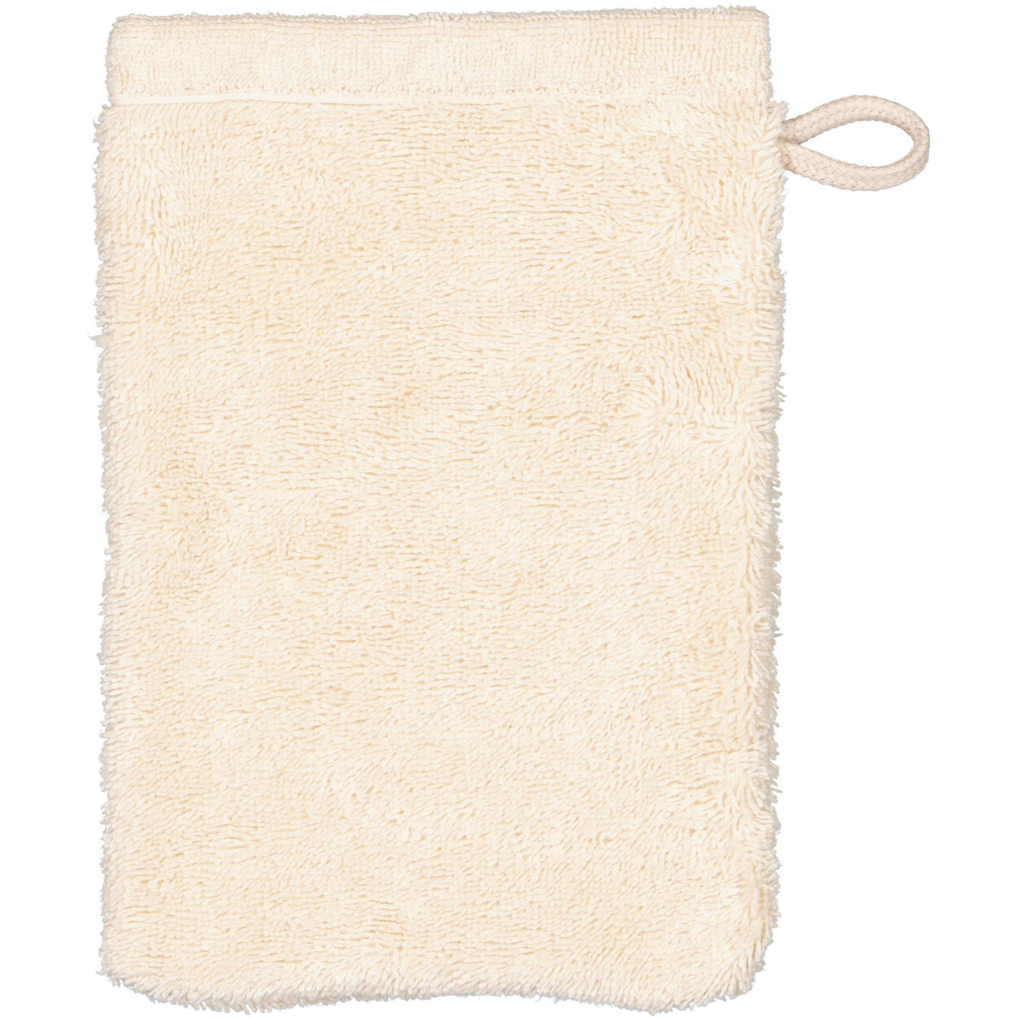 Cawö Handtücher Life Style Uni 7007 beige - 370 - Waschhandschuh 16x22 cm