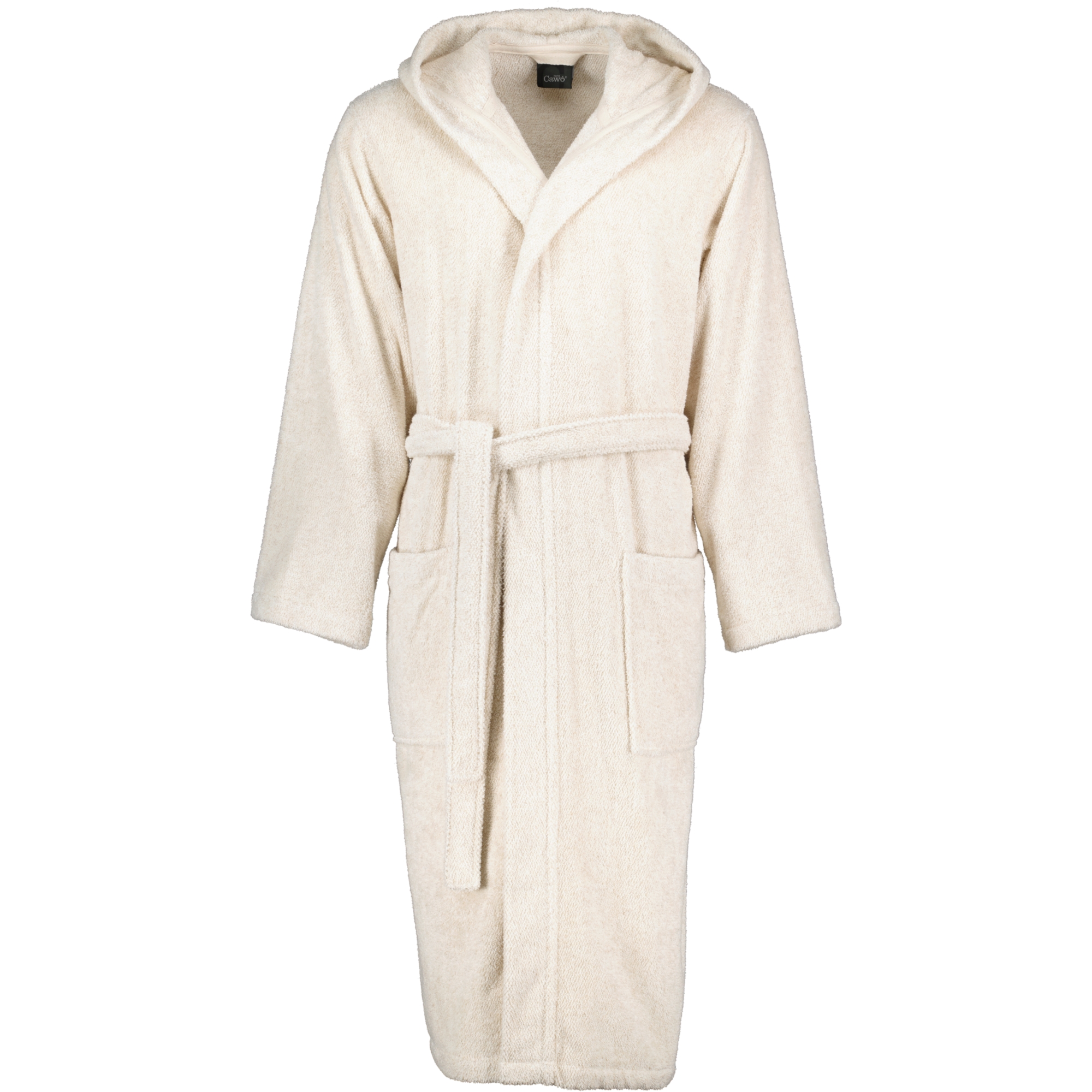 Cawö Home Bademäntel Herren Kapuze SAUNA Cotton & Hemp 847 natur - 33