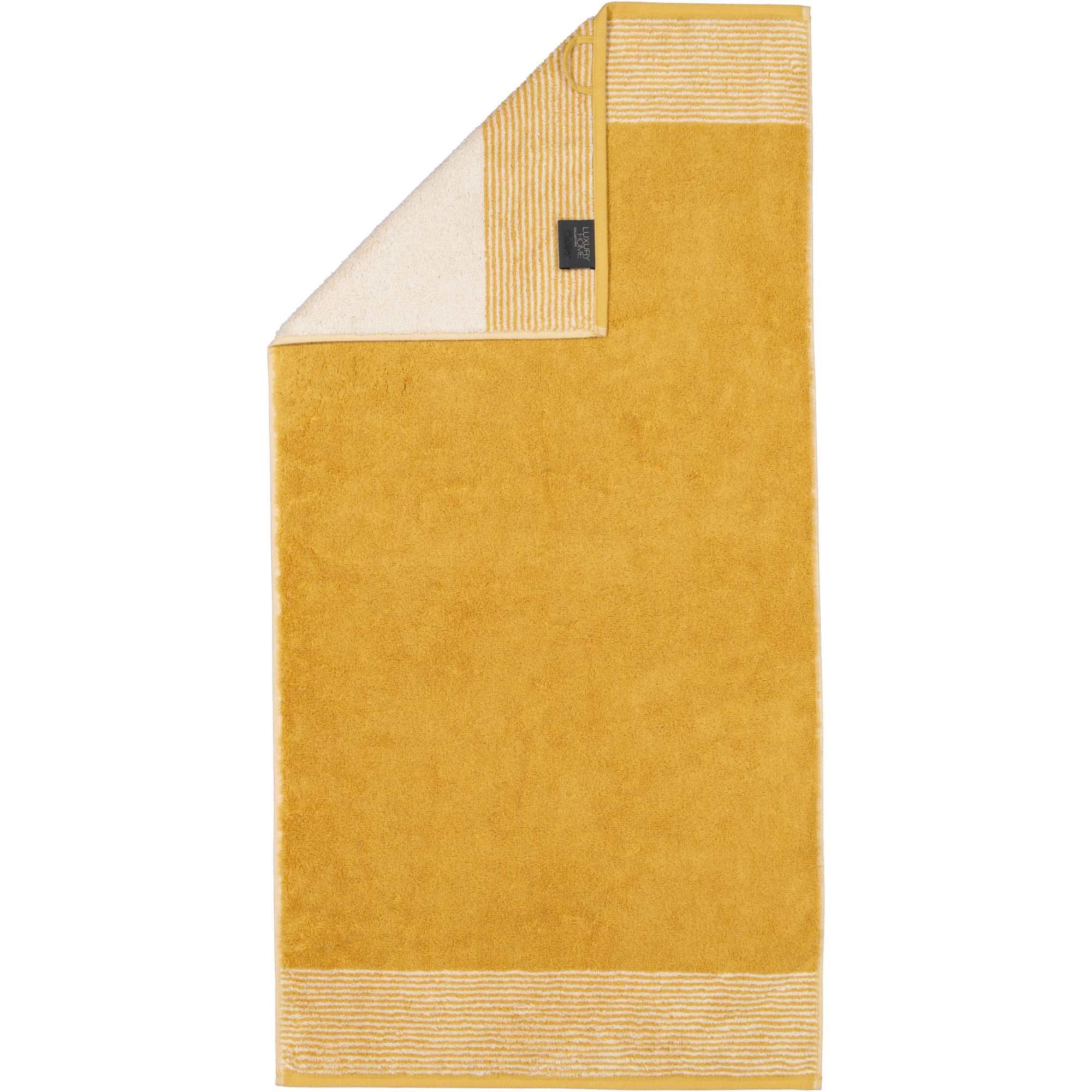 Cawö Handtücher Luxury Home Two-Tone 590 gold - 53 - Handtuch 50x100 cm