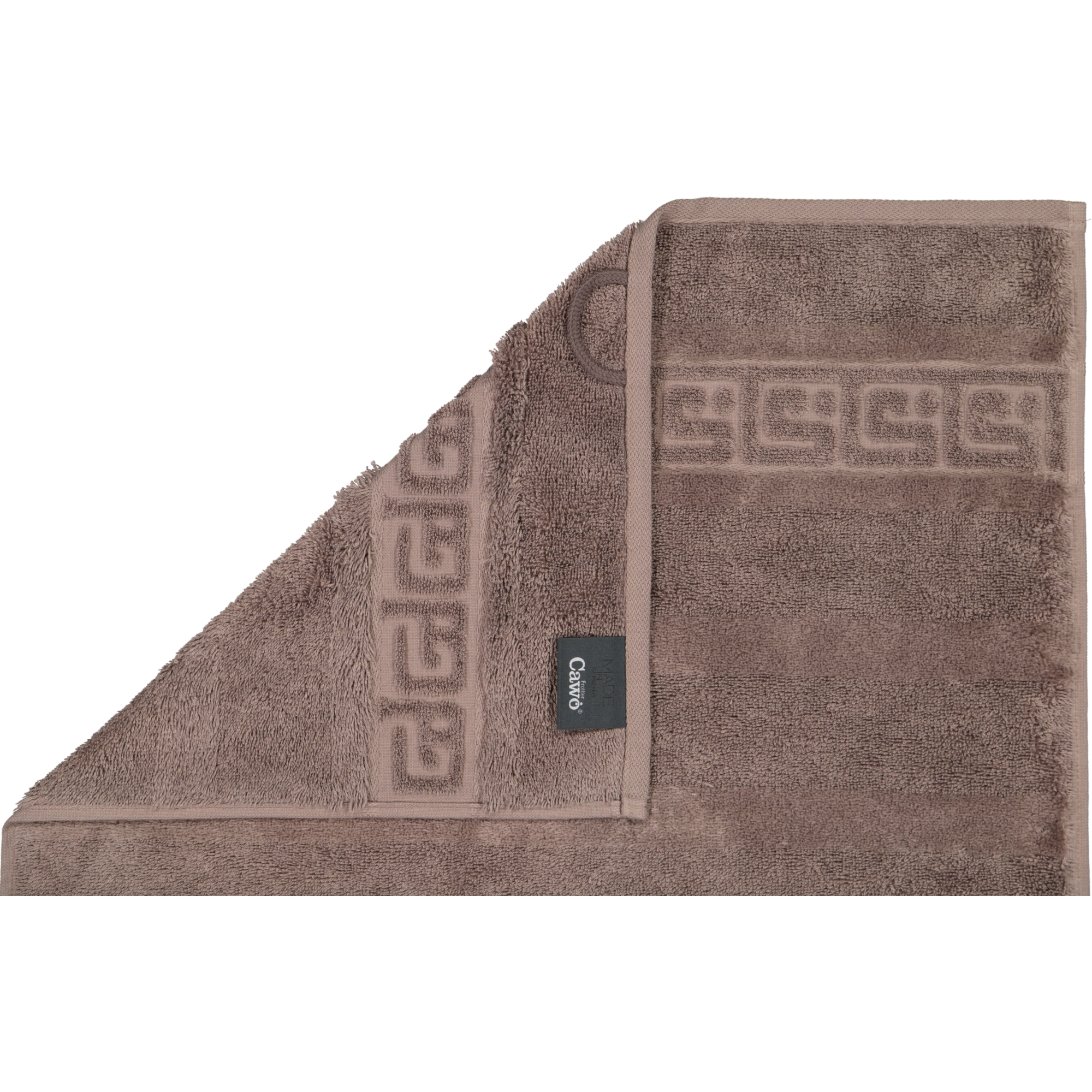 Cawö Handtücher Noblesse Uni 1001 walnuss - 348 - Gästetuch 30x50 cm