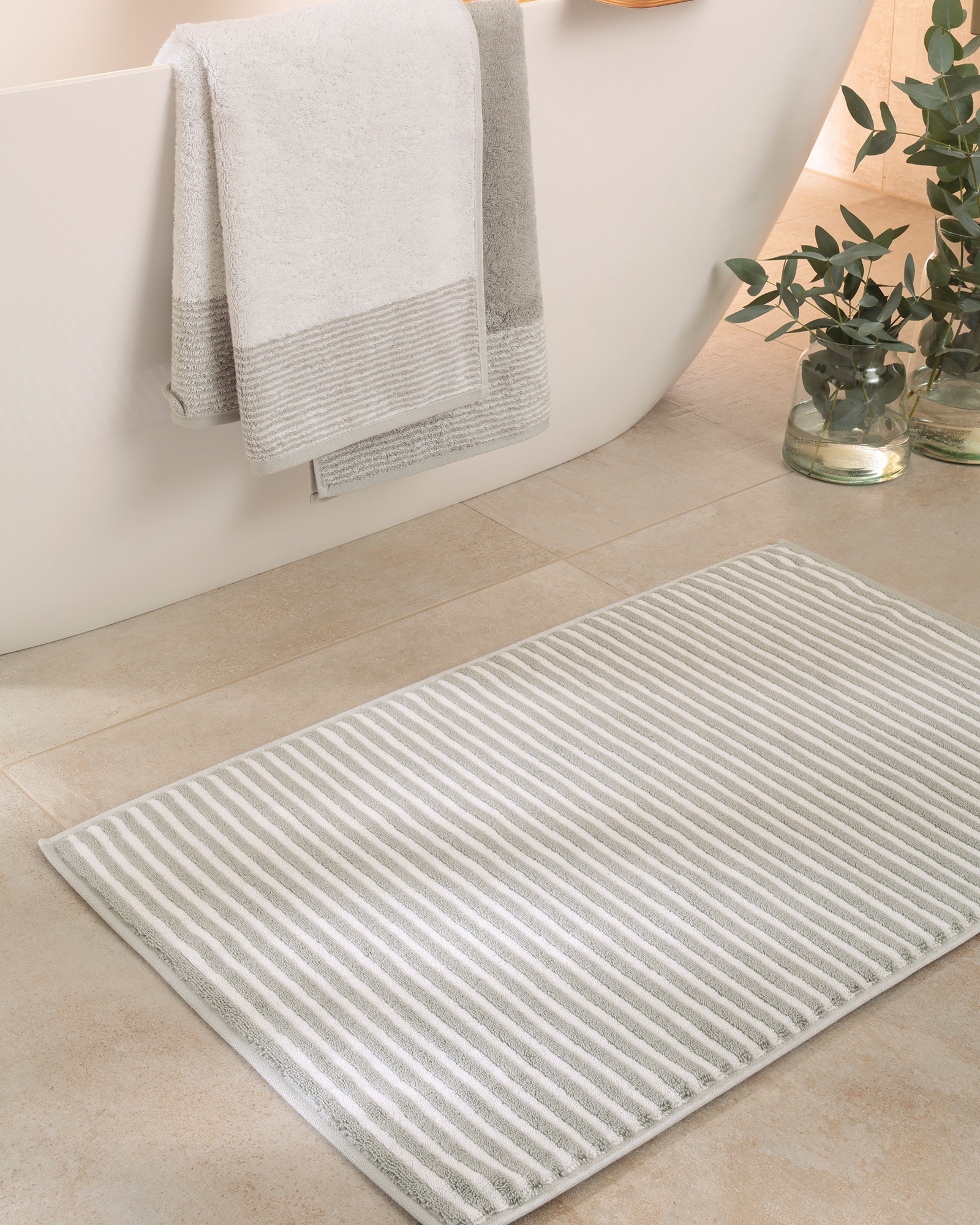 Cawö - Luxury Home Two-Tone 590 - Farbe: platin - 76 - Waschhandschuh 16x22 cm