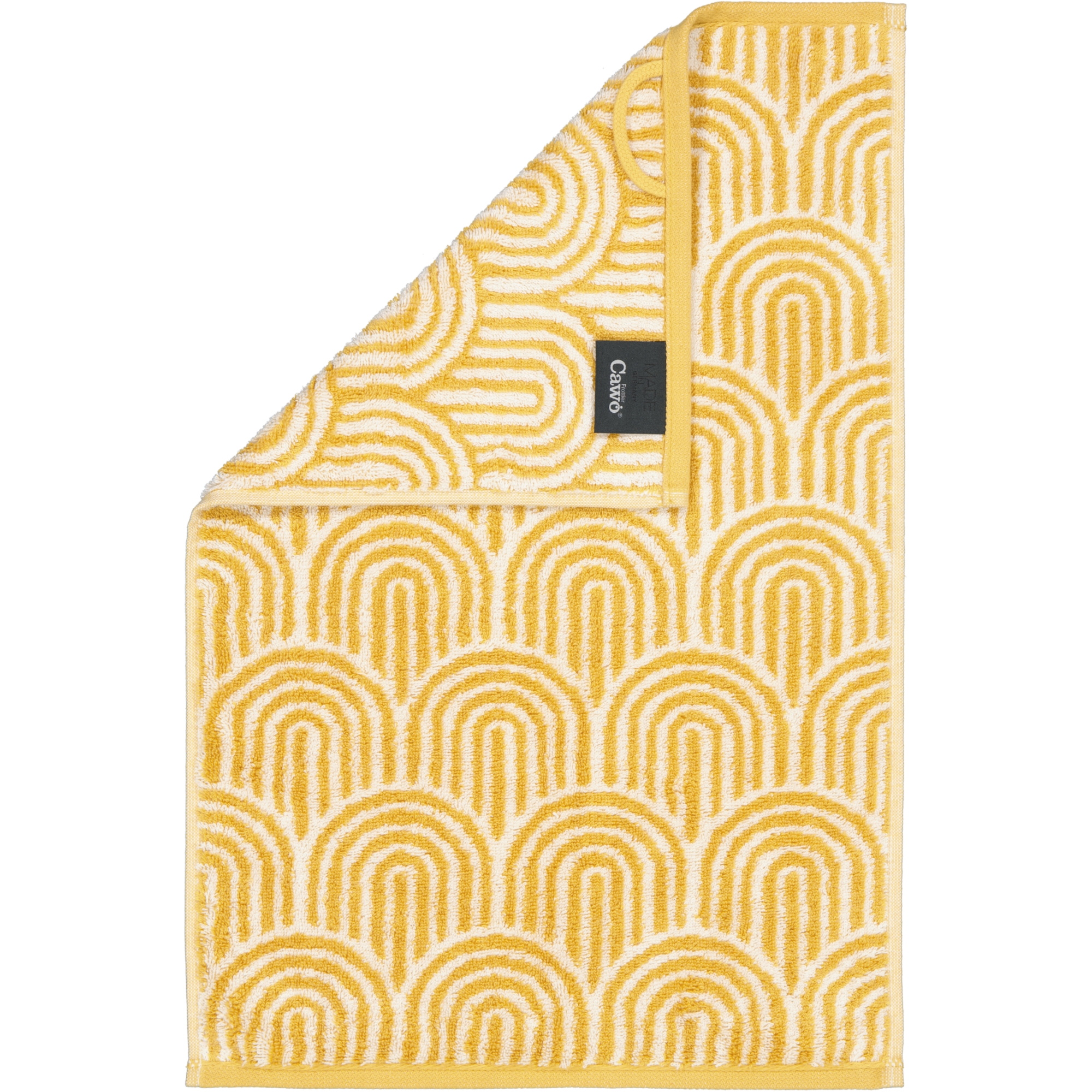 Cawö Handtücher Maison Bögen 6268 gold - 35 - Gästetuch 30x50 cm