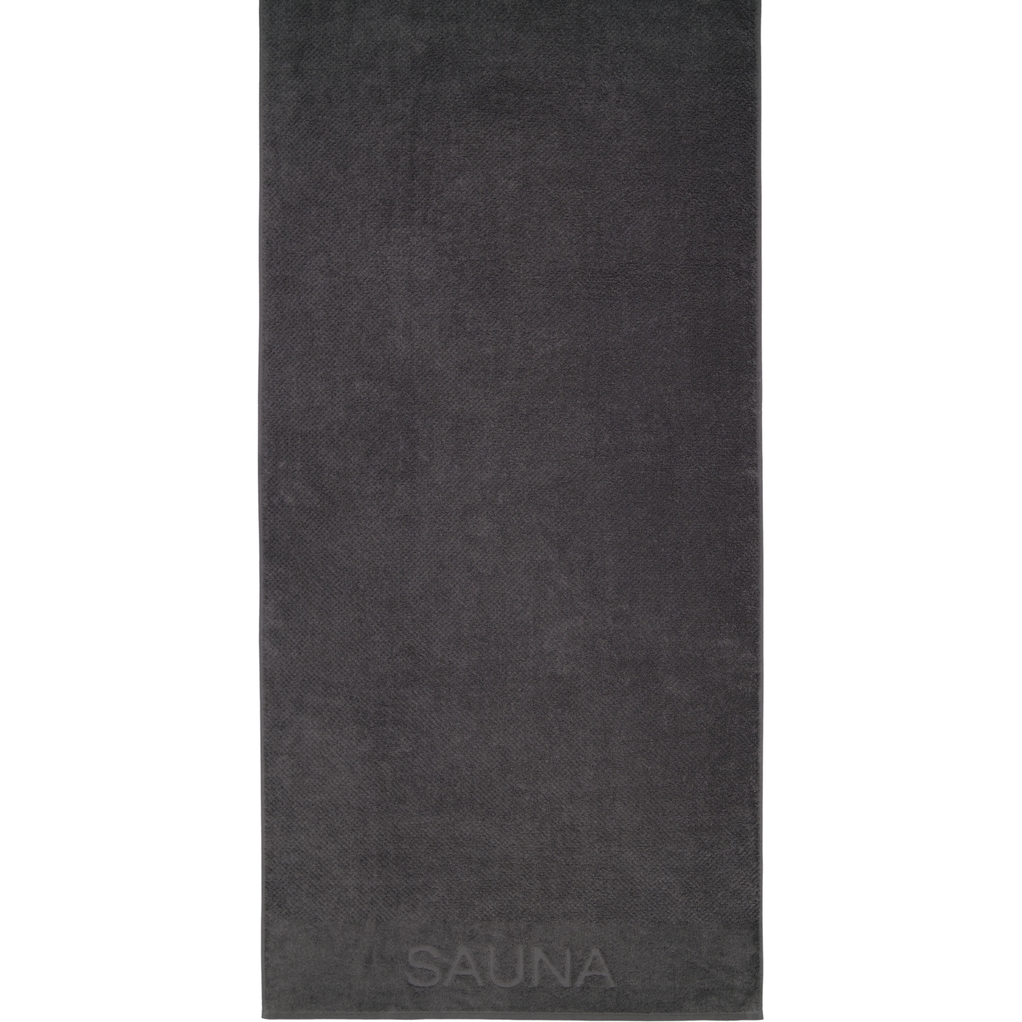 Cawö Saunatücher Pure 6501 basalt - 740 - 80x200 cm