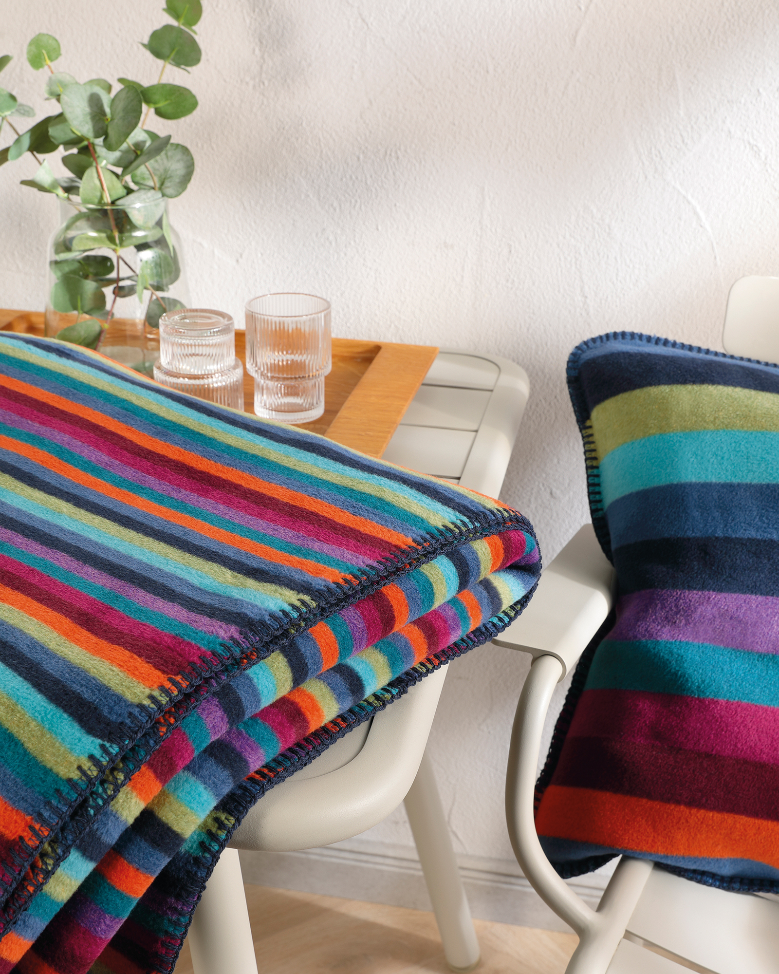 Cawö - Life Style Karo 7047 - Farbe: 84 - multicolor - Gästetuch 30x50 cm