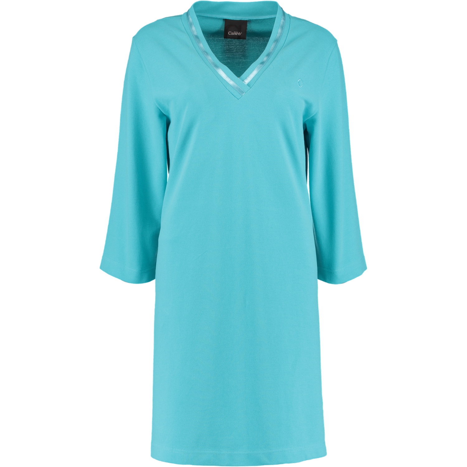 Cawö Home Tunika Pique 819 - Farbe: türkis - 44 - S