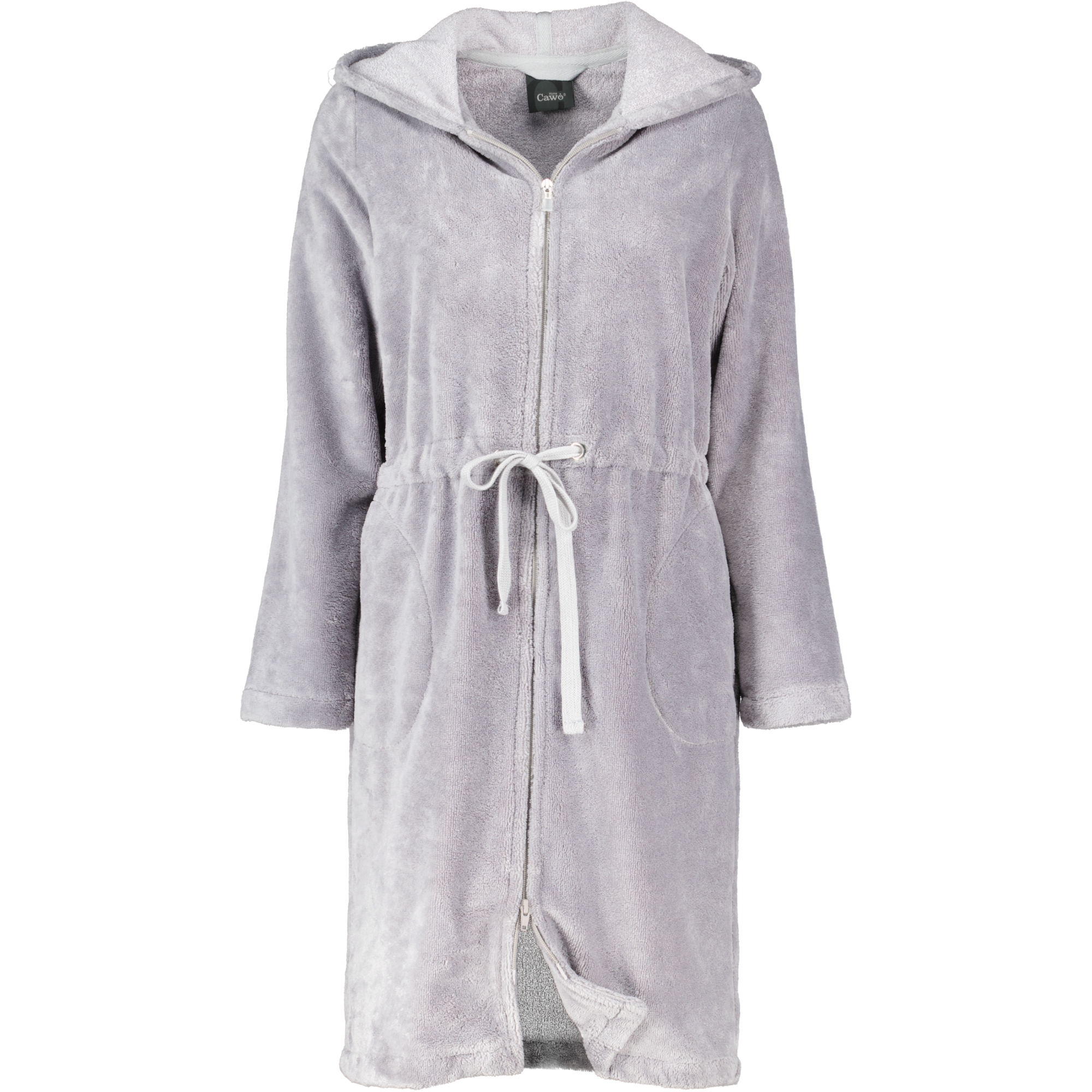 Cawö Home Bademäntel Damen Kurzmantel mit Kapuze Cawö Home 822 graphit - 73