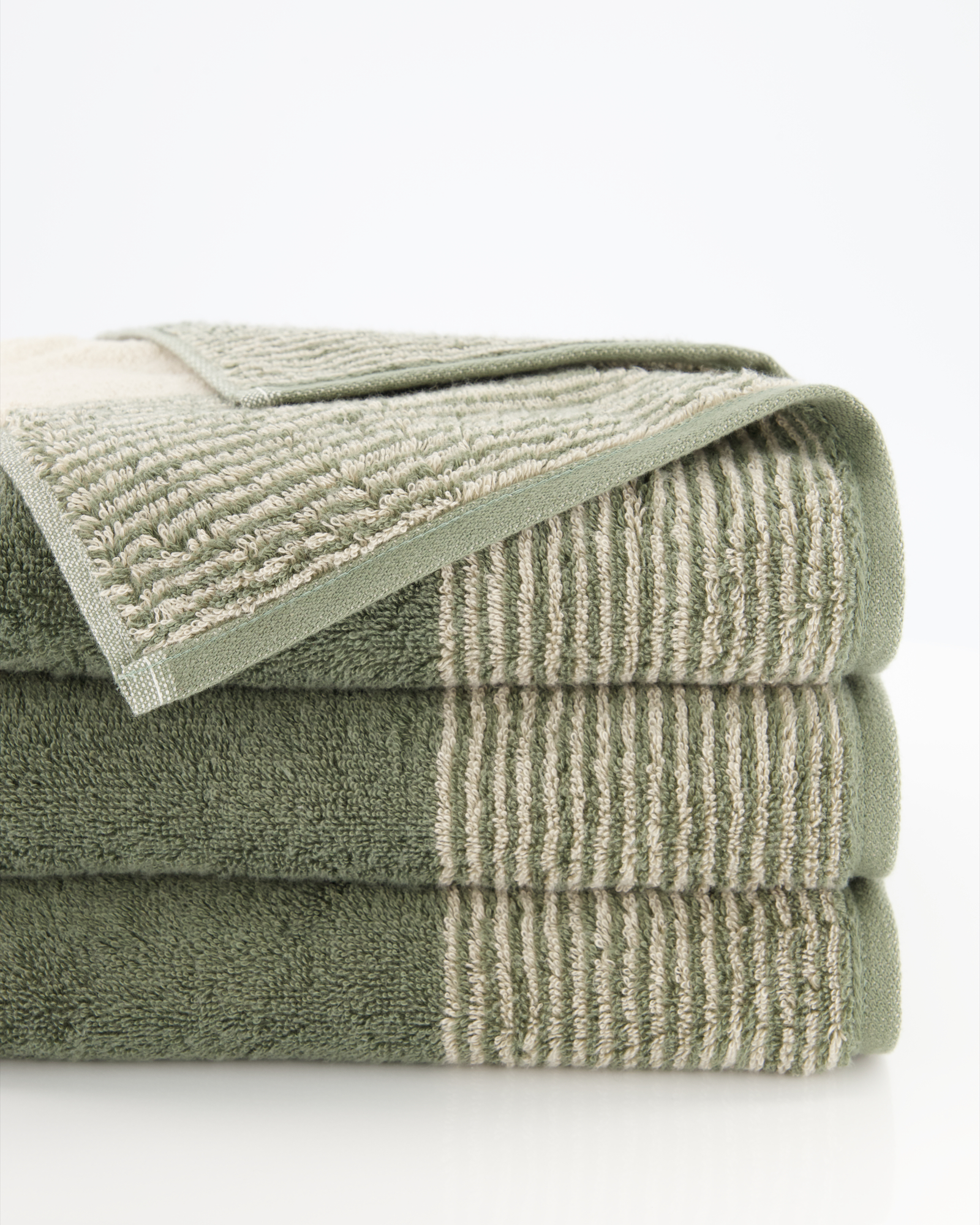 Cawö Handtücher Luxury Home Two-Tone 590 field - 34 - Seiflappen 30x30 cm
