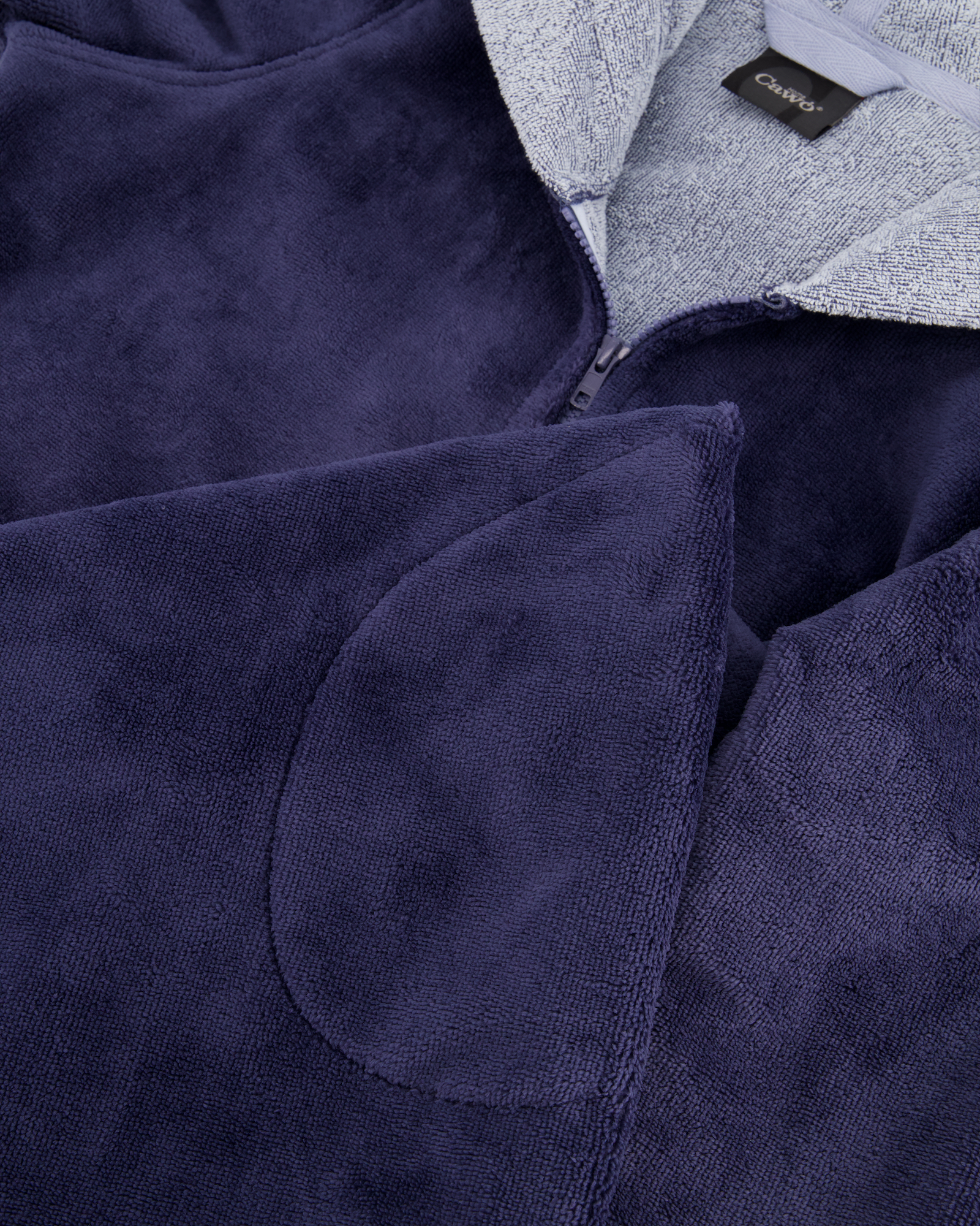 Cawö Home Bademäntel Damen Kurzmantel Kapuze 841 - Farbe: sea - 10 - XL