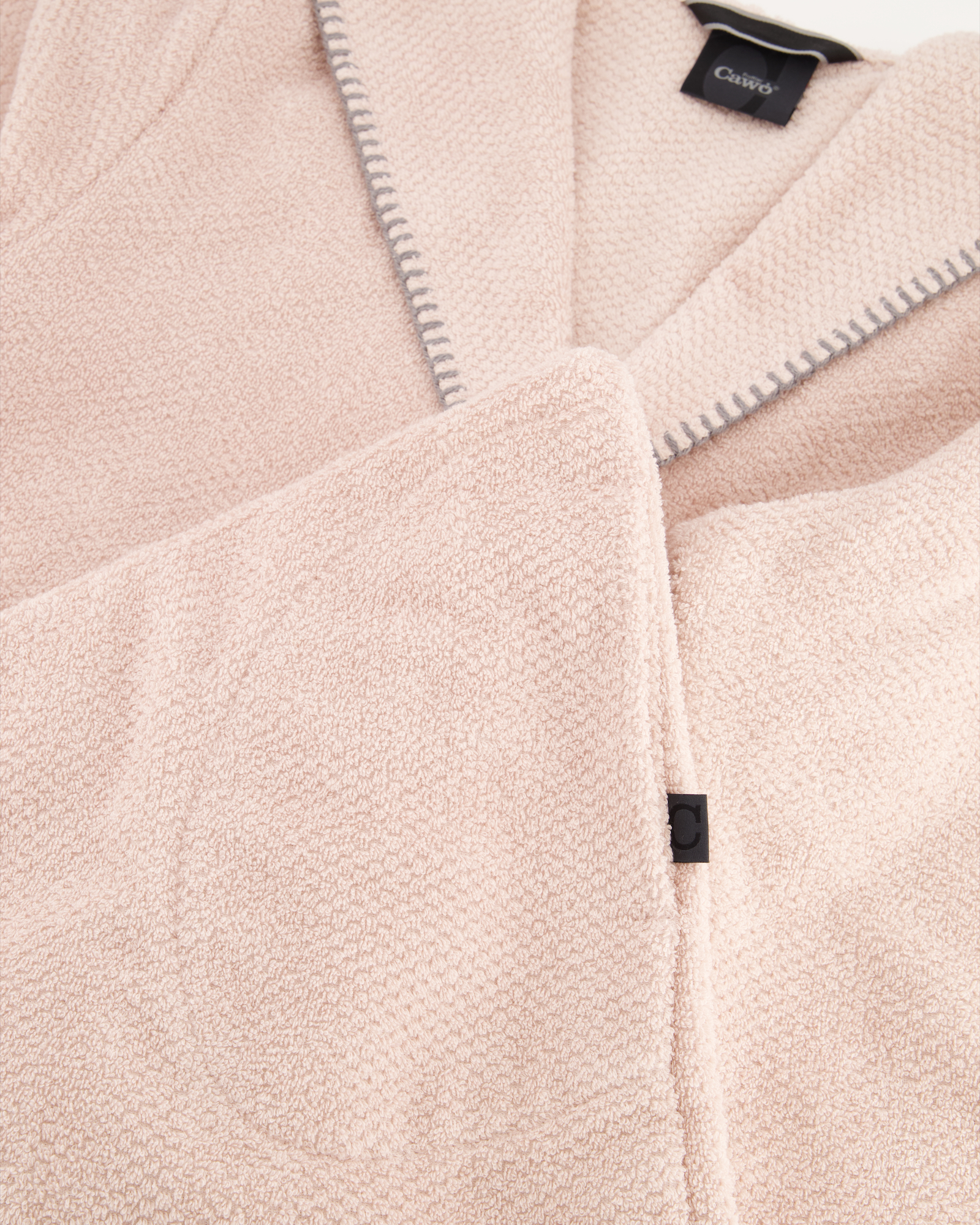Cawö Bademäntel Damen Kapuze Kapuze 6219 puder - 383 - XL