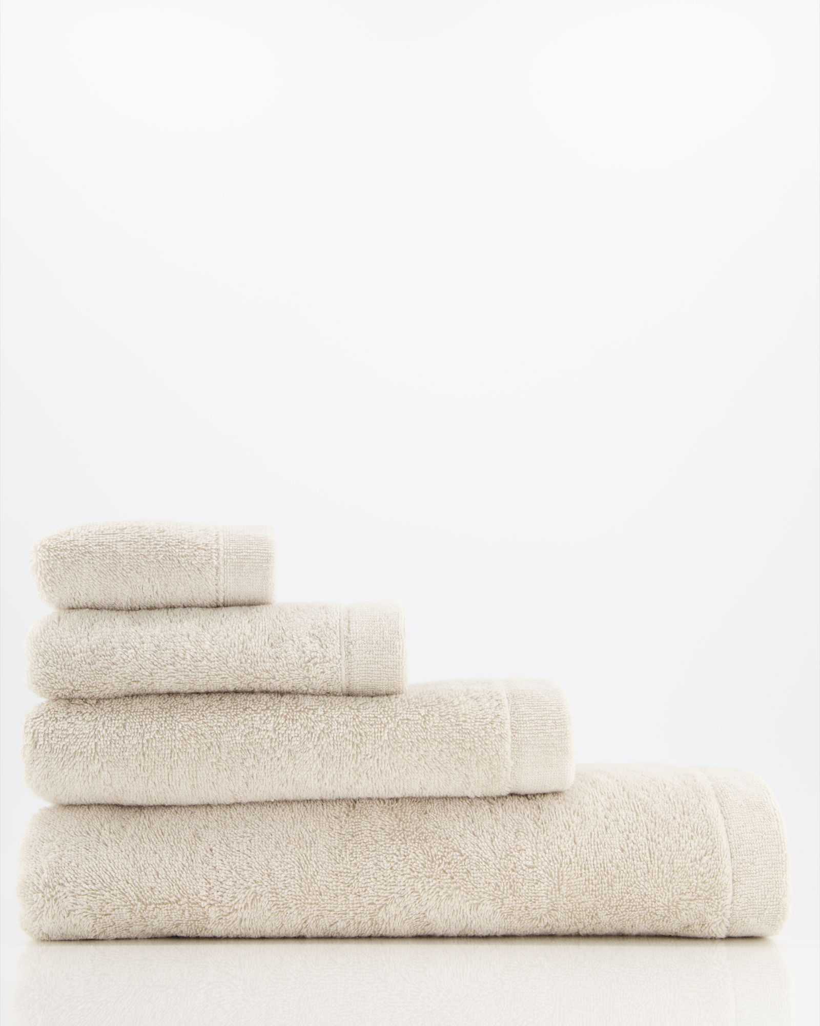 Cawö Handtücher Life Style Uni 7007 travertin - 366 - Seiflappen 30x30 cm