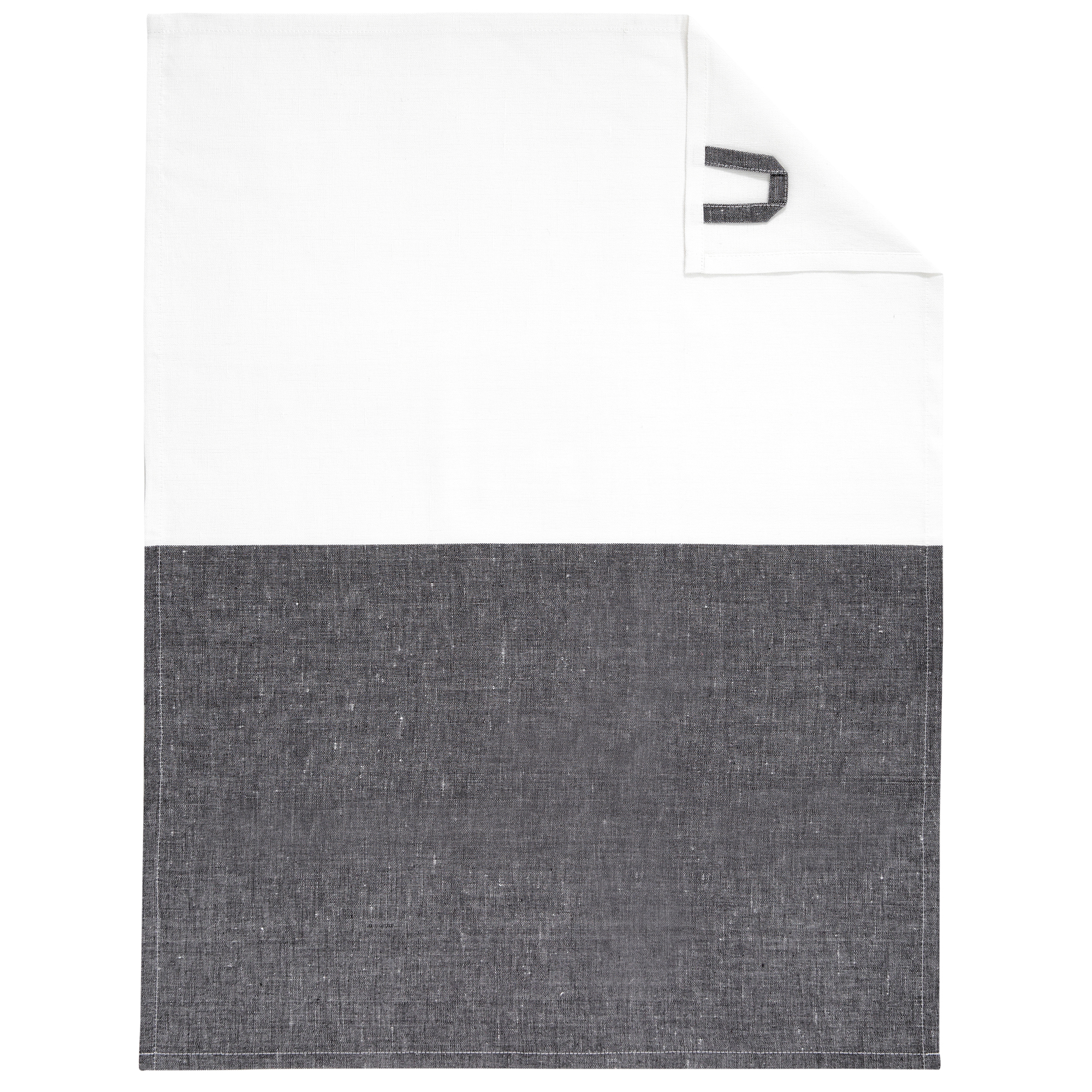 Cawö Home Geschirrtücher Cuisine Duo 535 schwarz/weiß - 96 - 50x70 cm