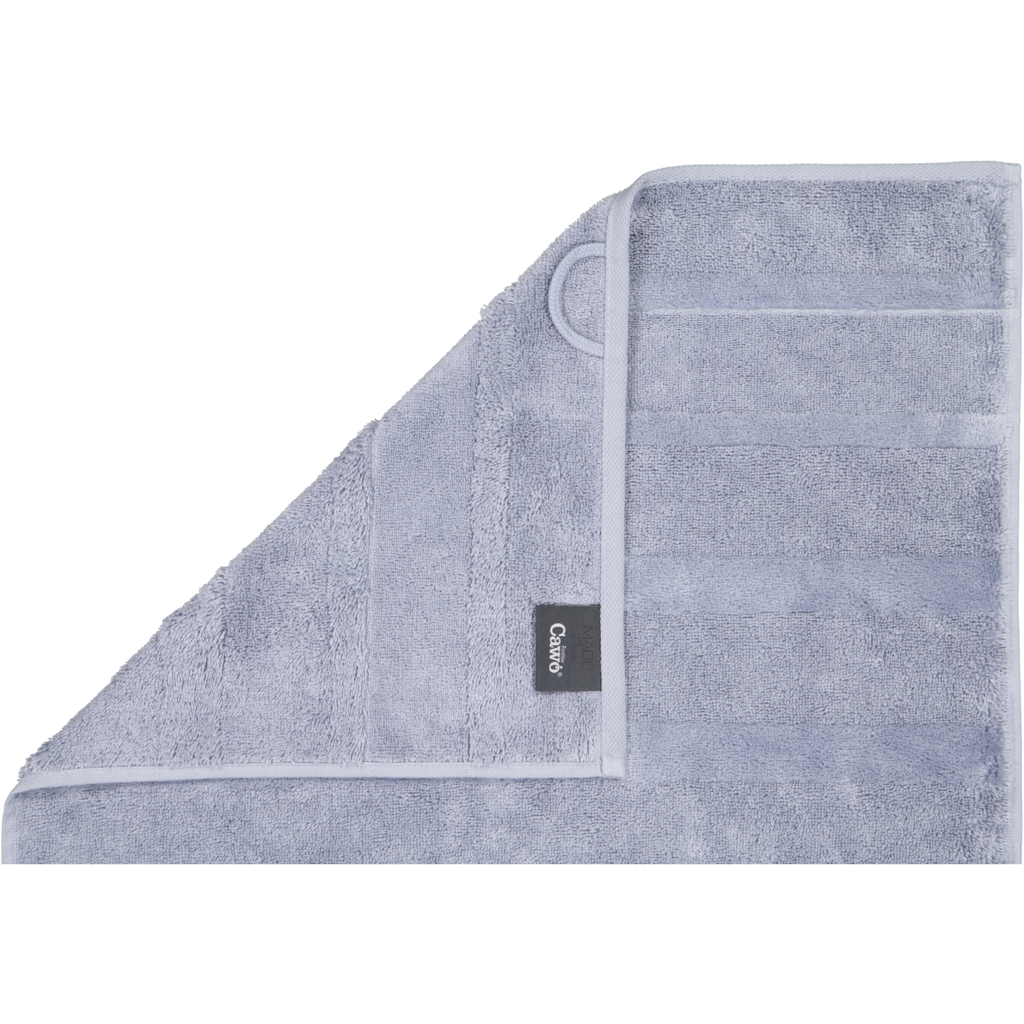 Cawö Handtücher Noblesse2 Uni 1002 nordic blue - 187 - Seiflappen 30x30 cm